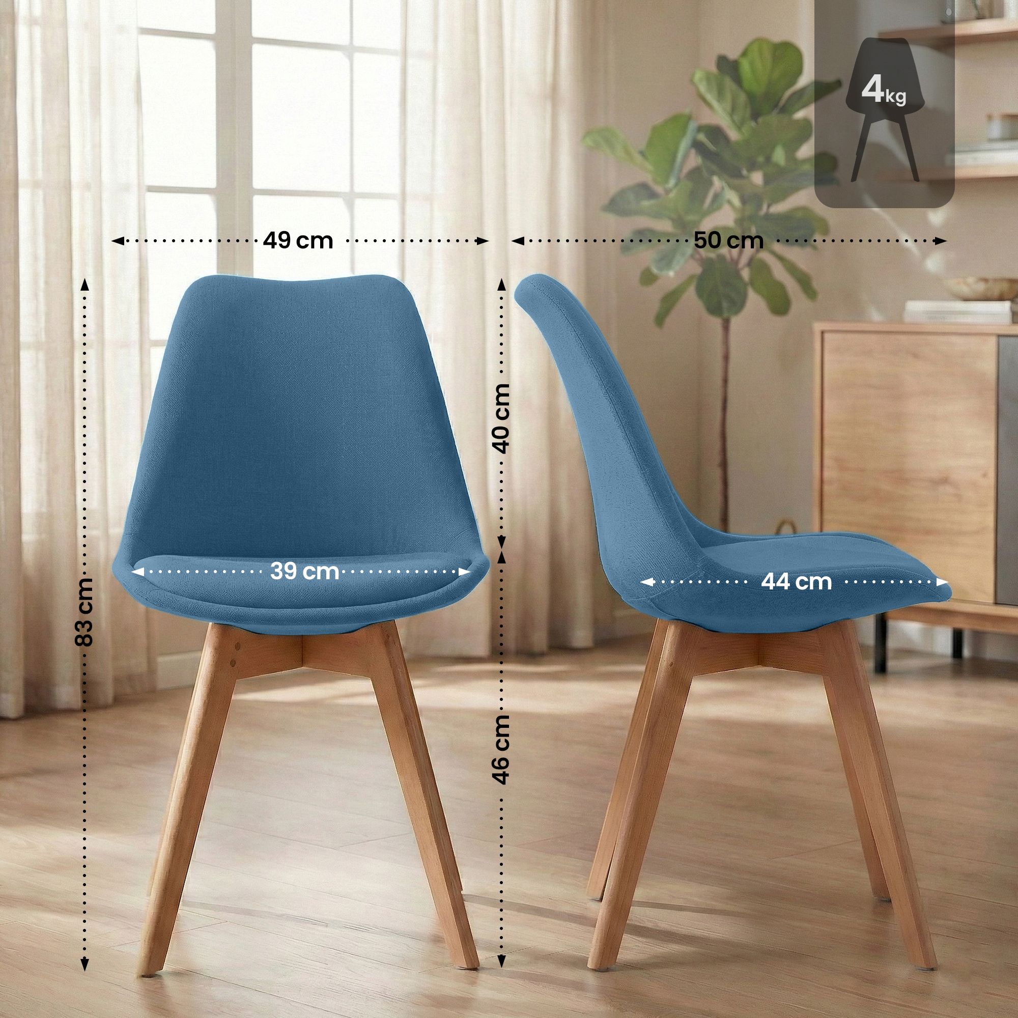 Spisestol Linares &ndash; komfortabel design for moderne hjem