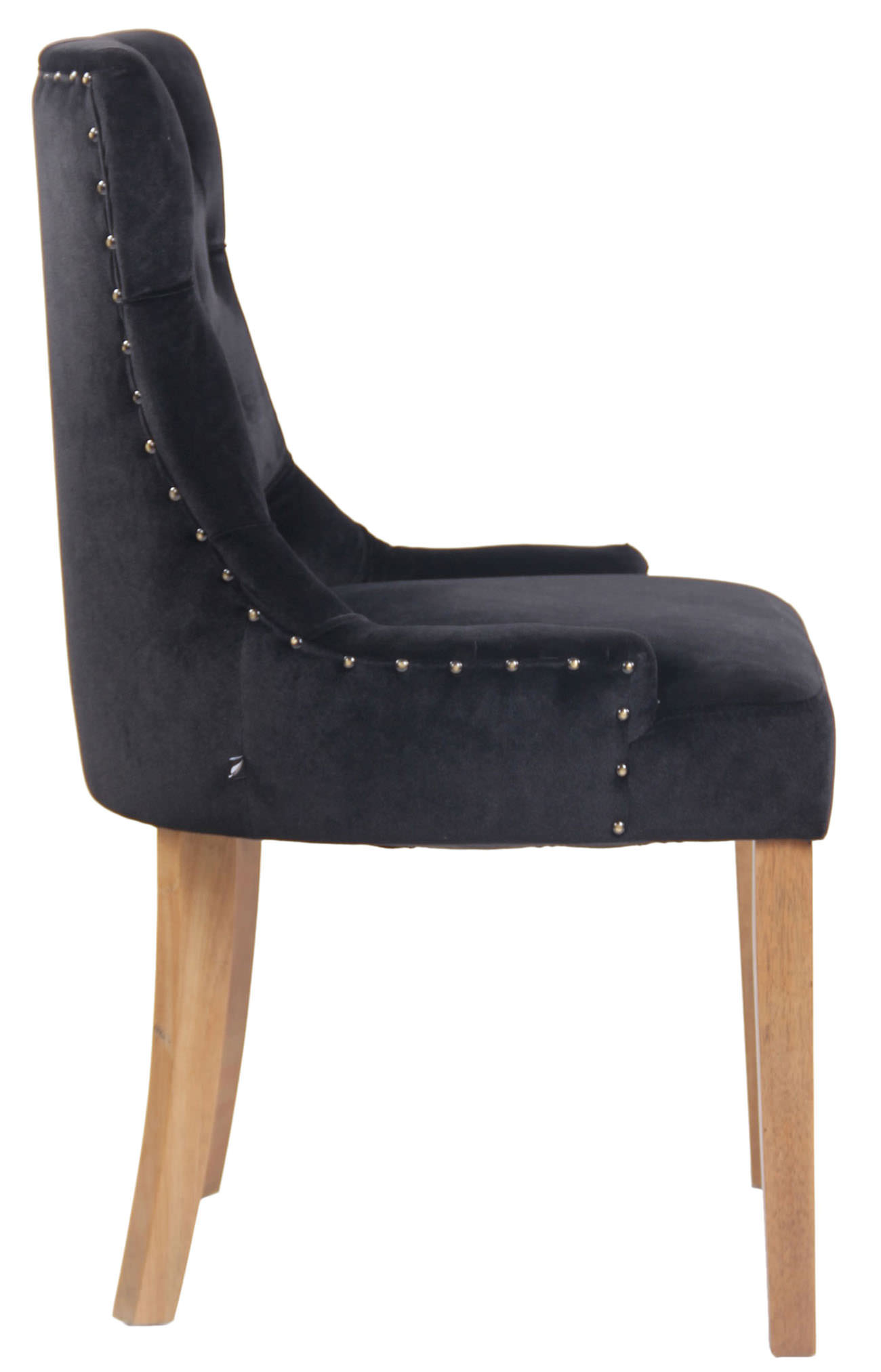 Sett med 4 spisestoler Aberdeen Velvet