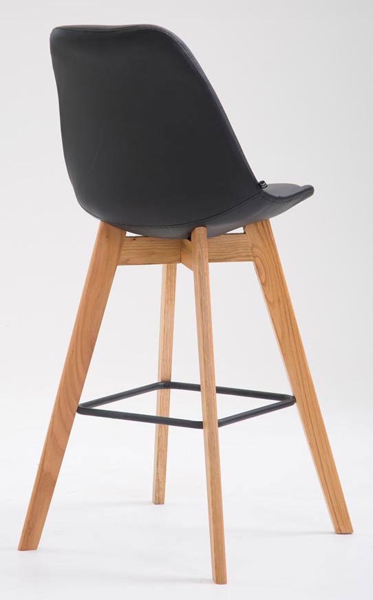 Sett med 2 barstoler Metz i kunstskinn