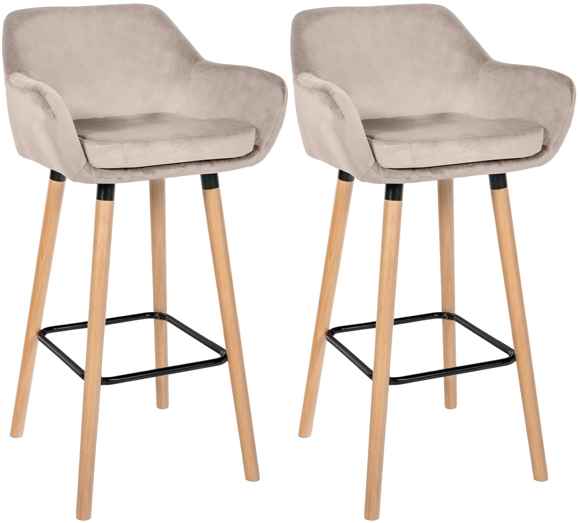 2-sett Barstoler Grant Fløyel