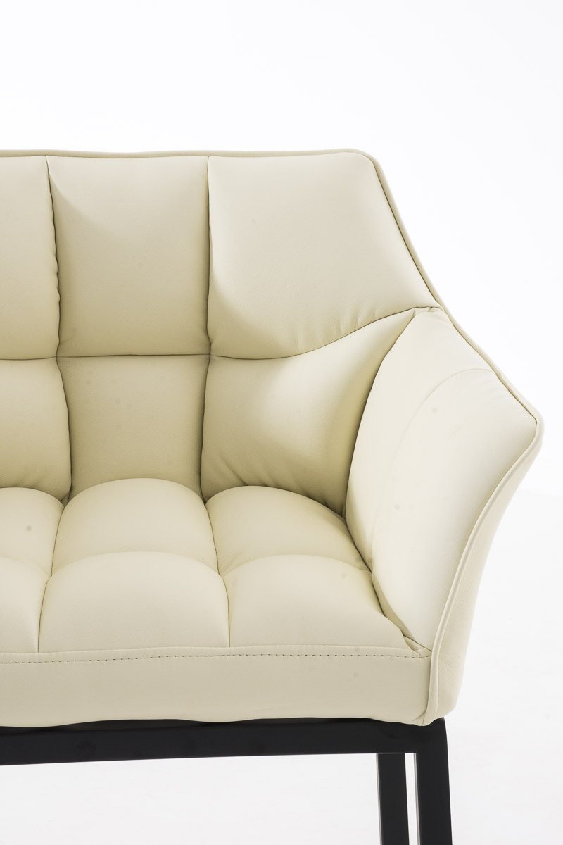 Barstol Damaso skinnlook med firbensramme