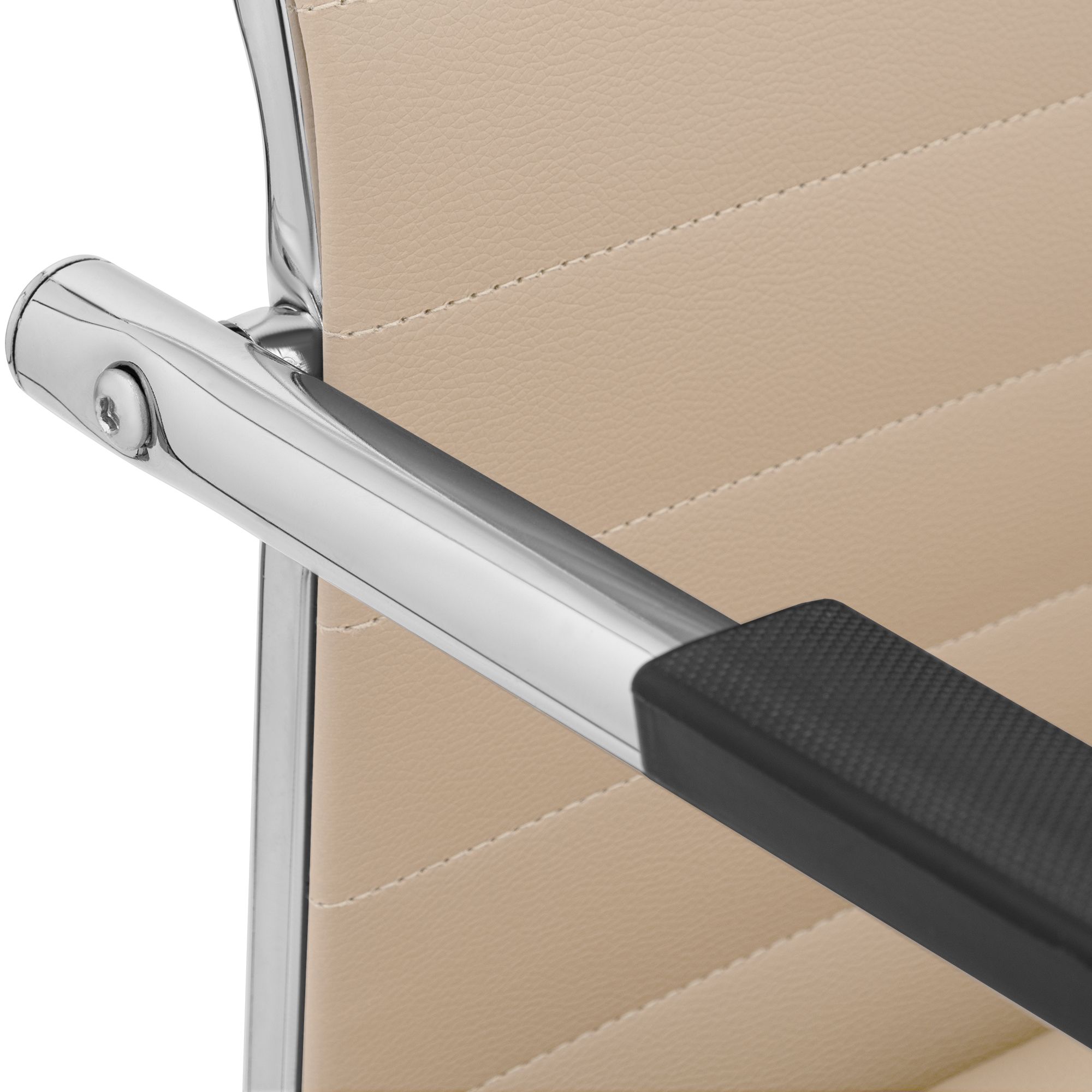 Freischwinger Hakon i skinnlook &ndash; moderne stol med komfort og stil til spiseplassen din