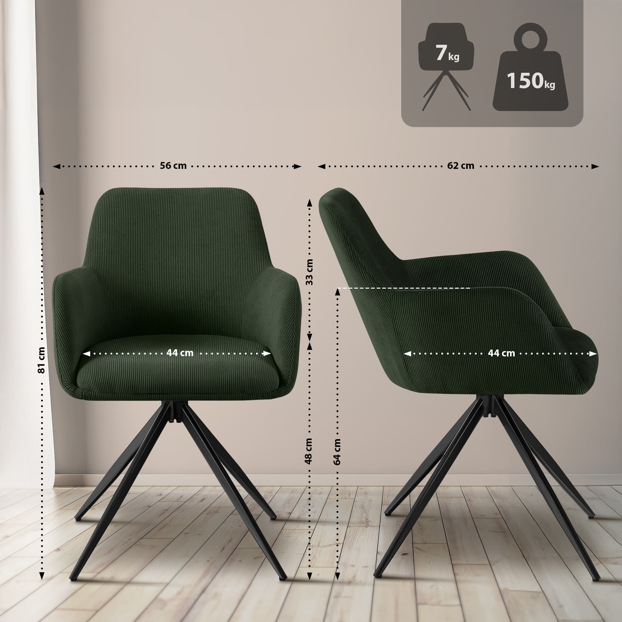 Olema Cord spisestol