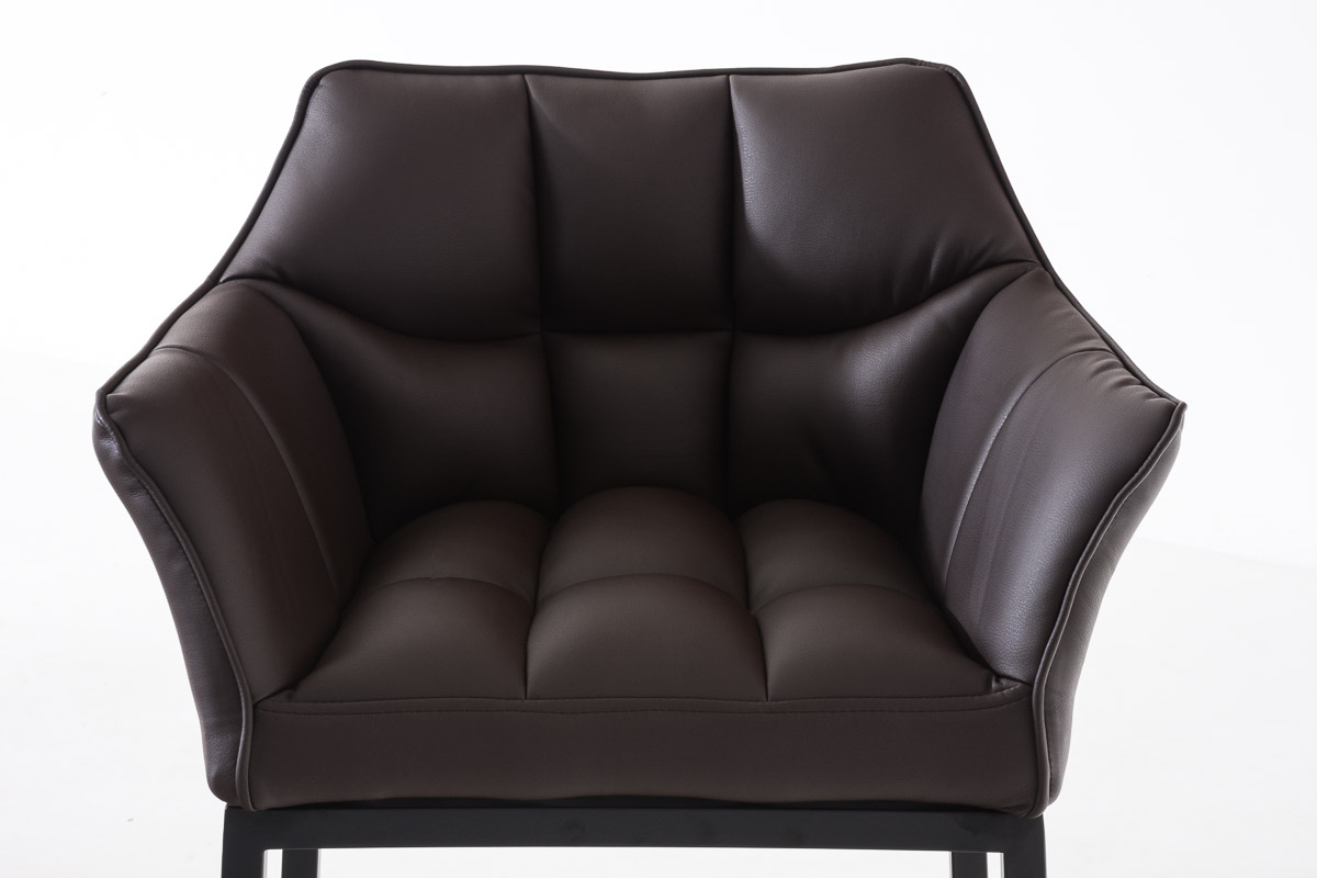 Barstol Damaso skinnlook med firbensramme