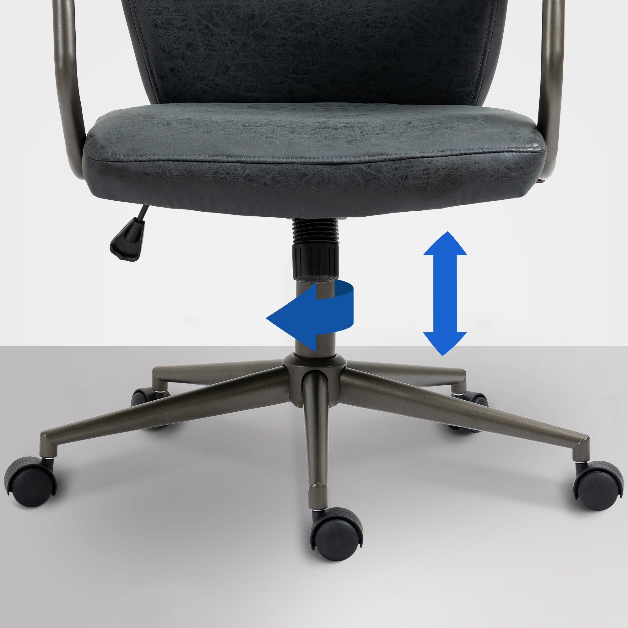 Kontorstol Pocatello Industriell Loft Antikk stil