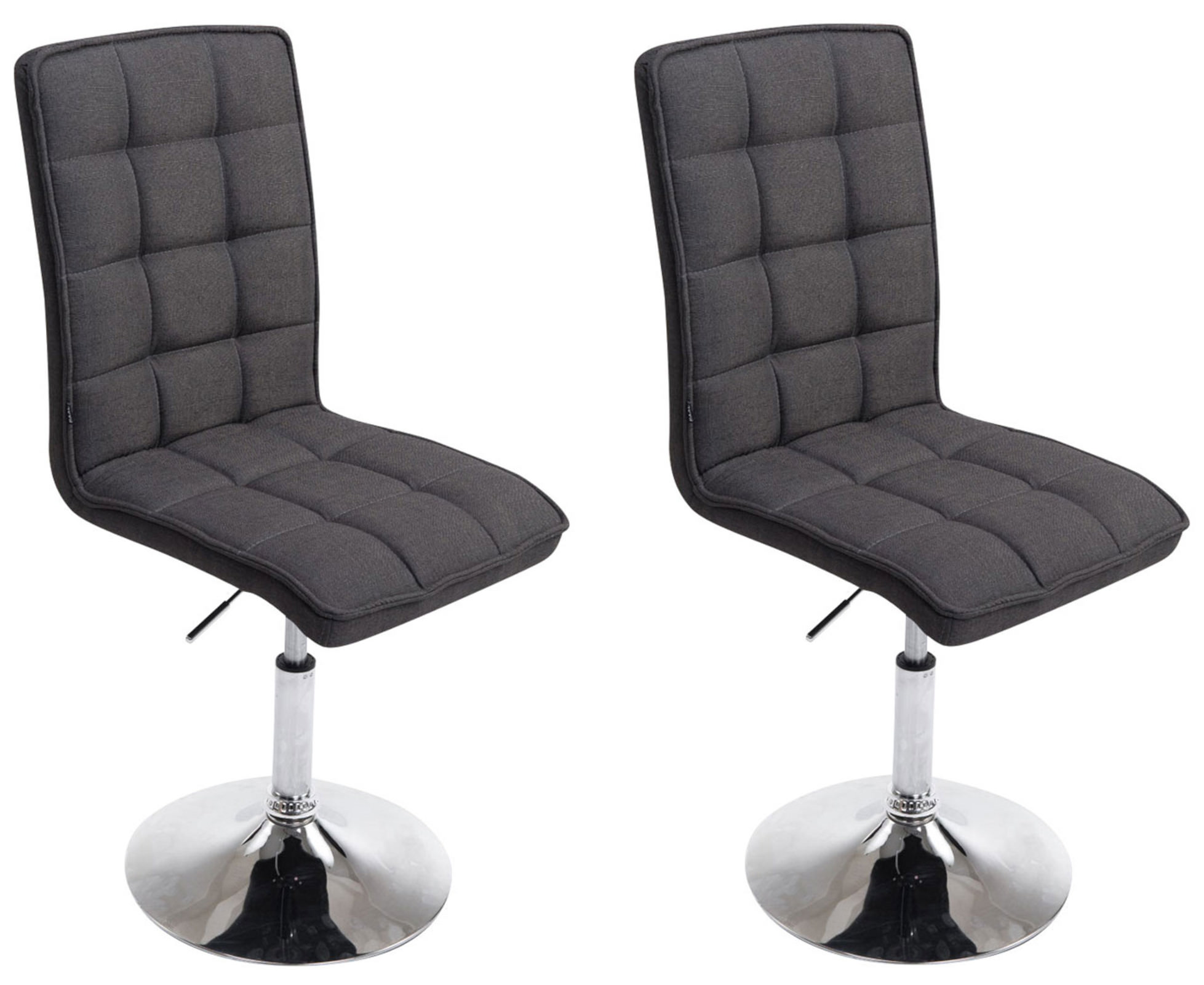 Sett med 2 design spisestoler Peking V2 stoff