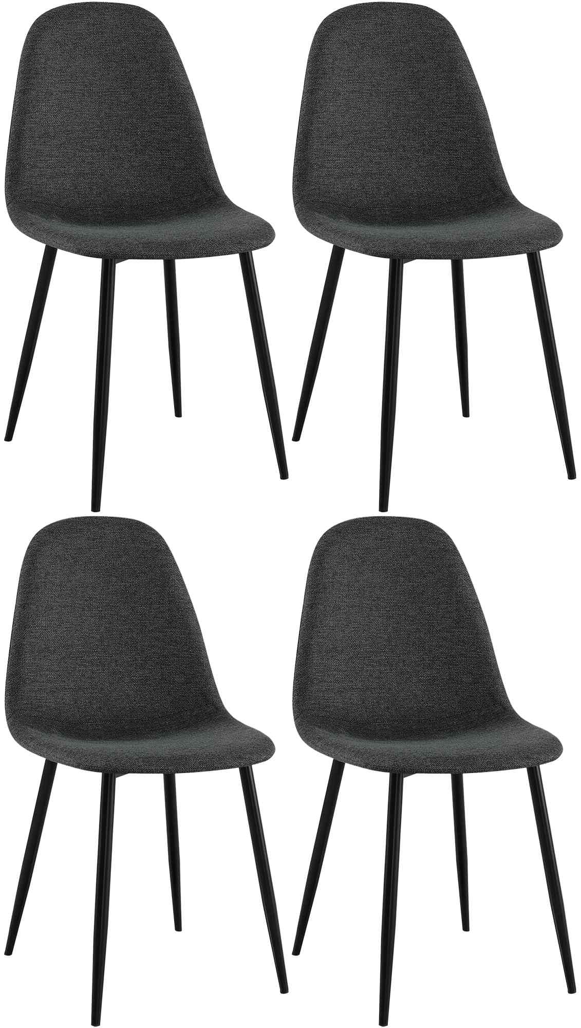 Sett med 4 spisestoler Napier