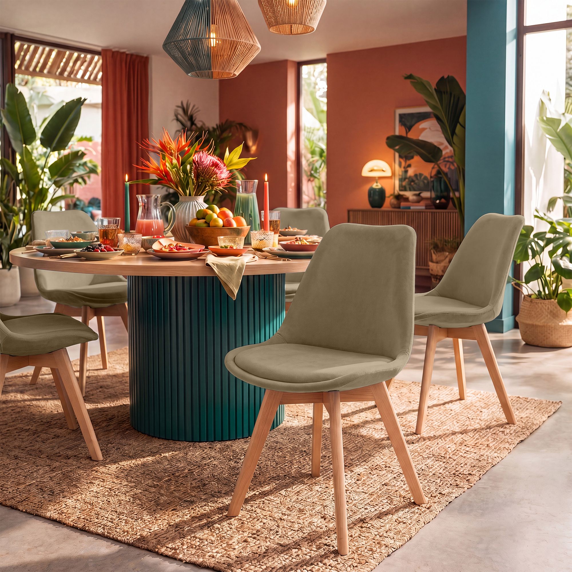 Spisestol Linares &ndash; komfortabel design for moderne hjem