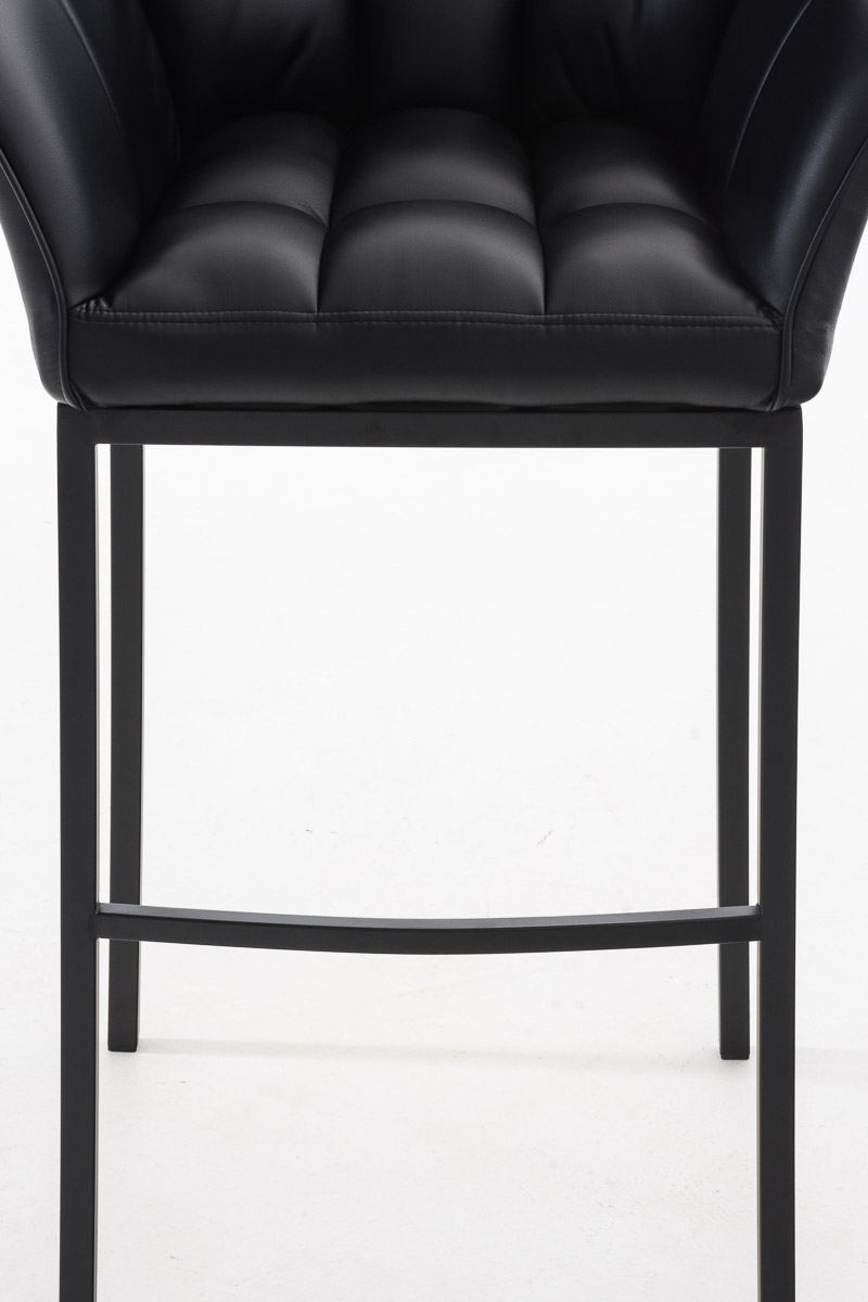 Barstol Damaso skinnlook med firbensramme