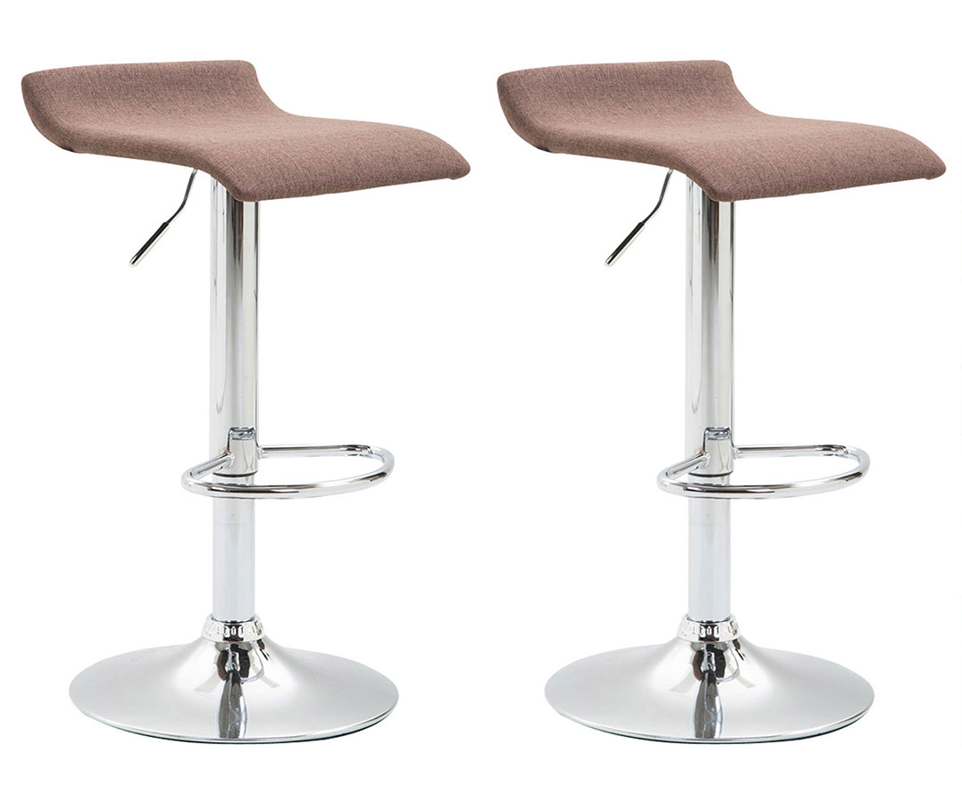 Sett med 2 barstoler Dyn Fabric