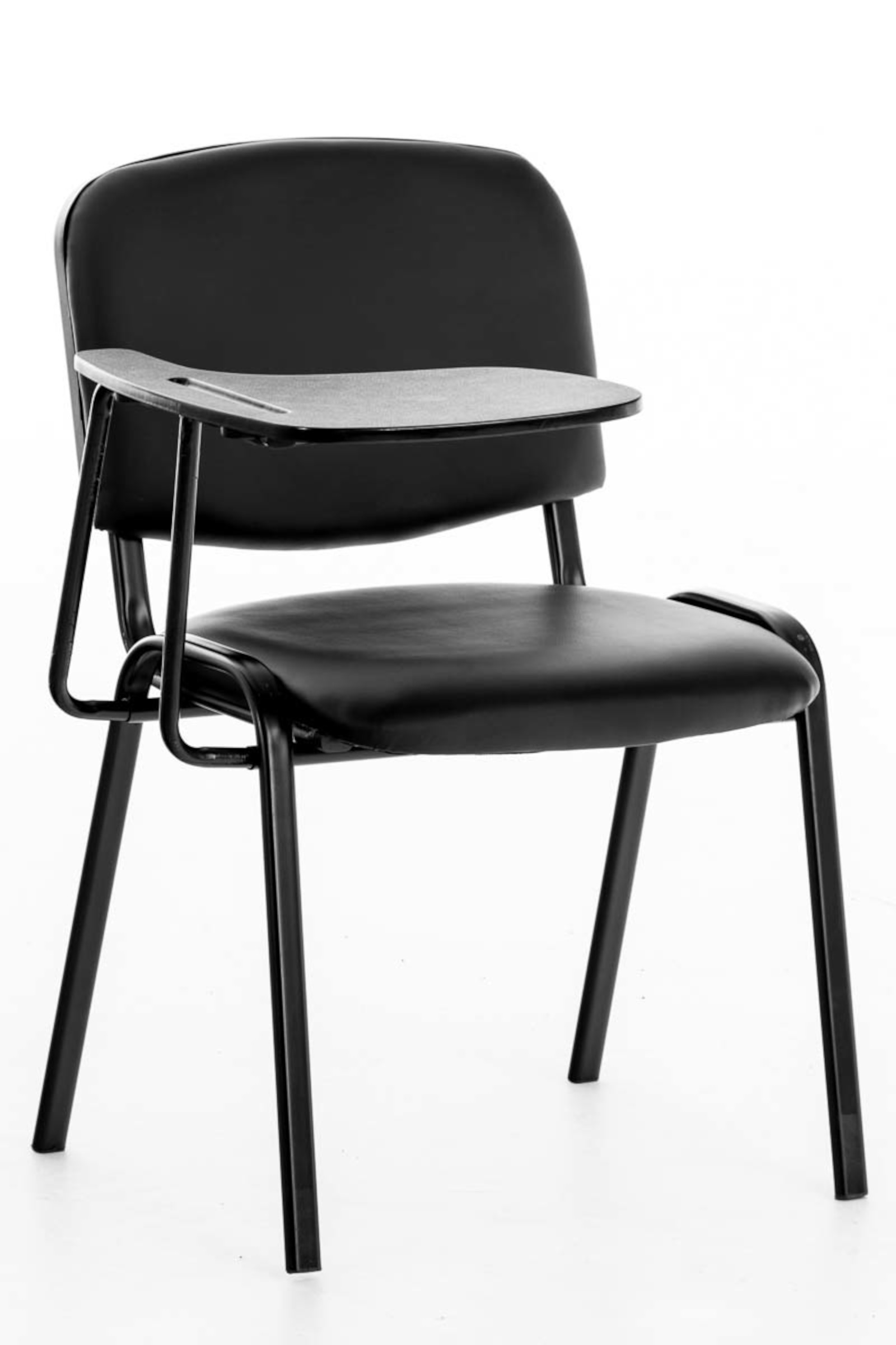 Sett med 4 stoler Ken med sammenleggbart bord i kunstskinn