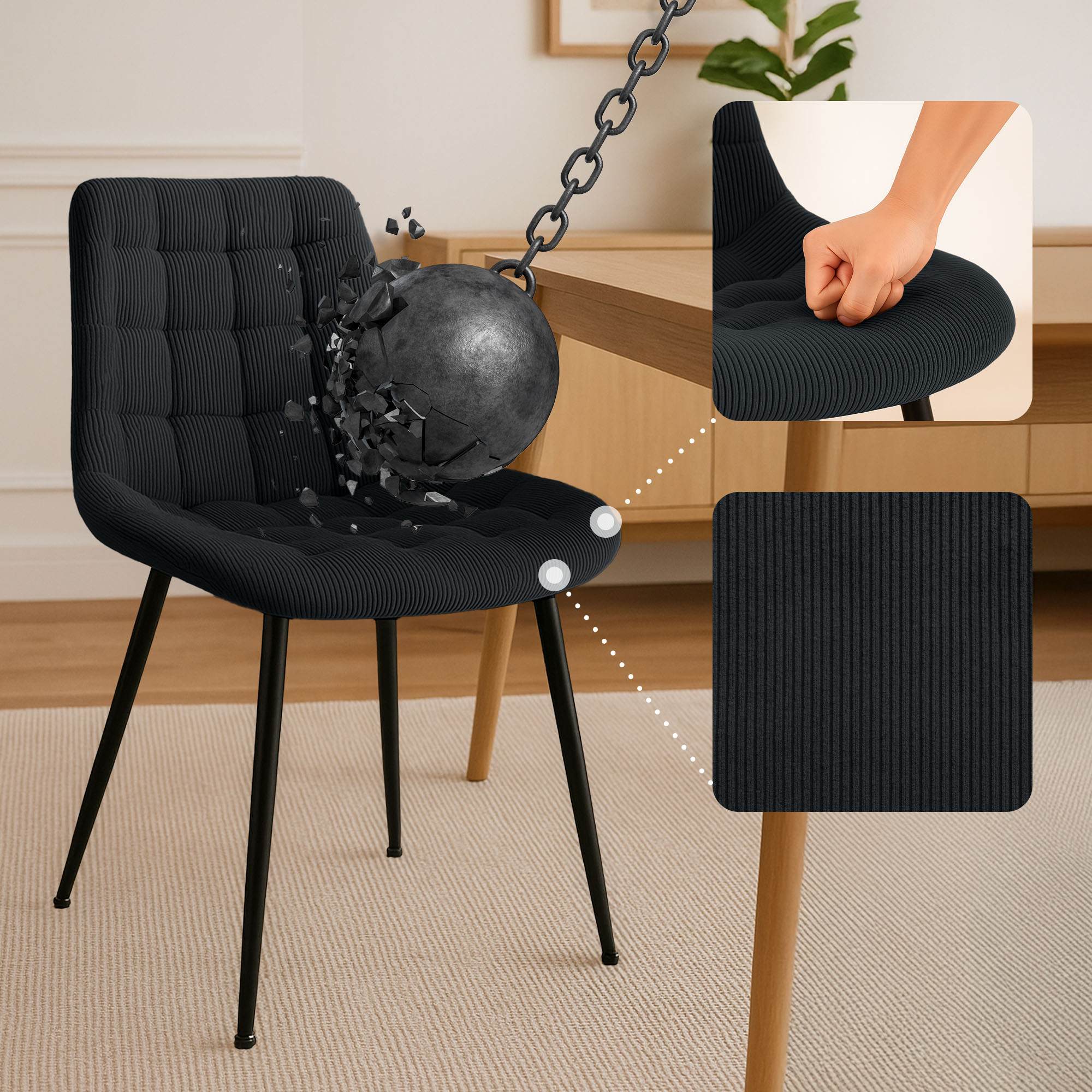 Spisestol Sardna Cord