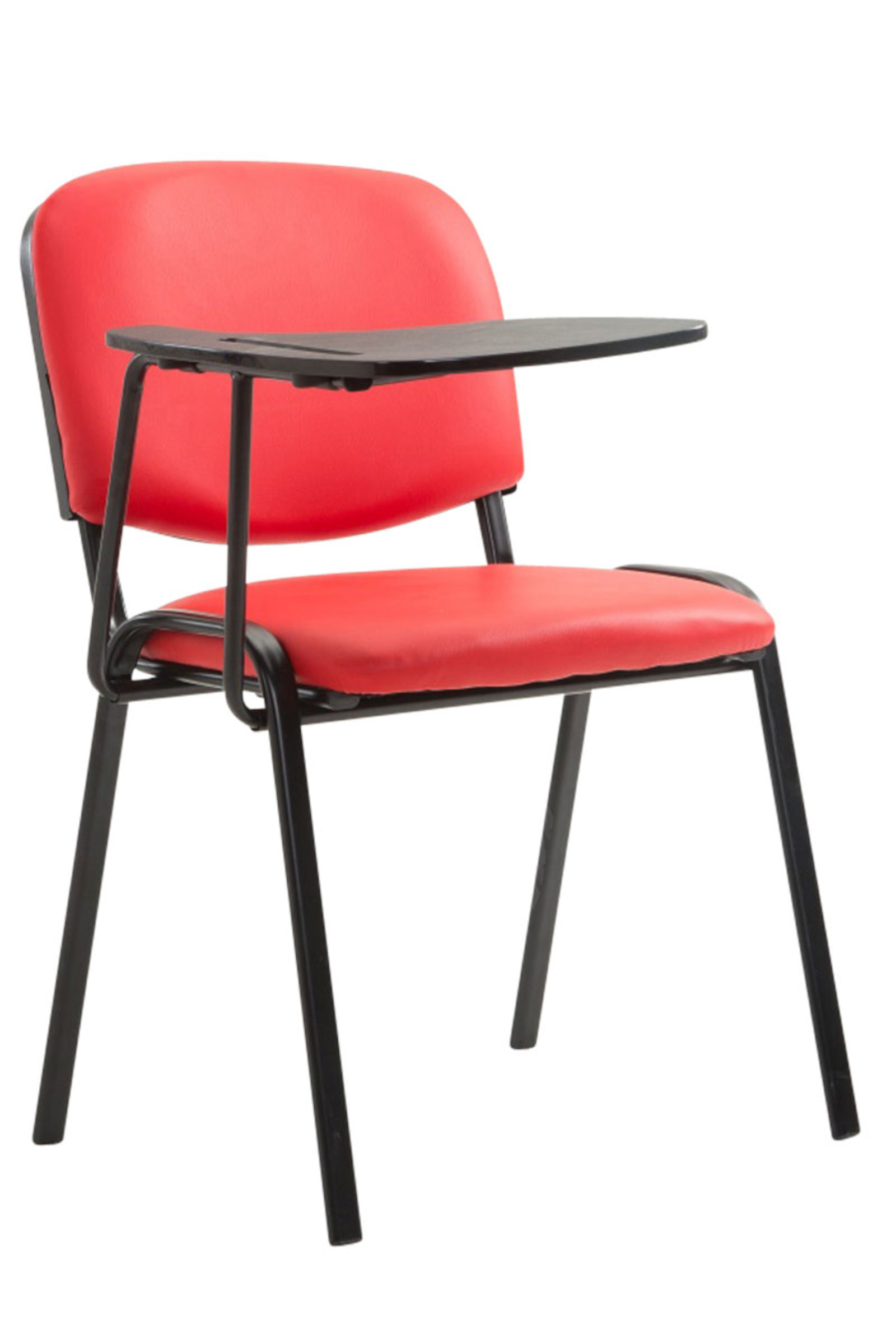 Sett med 4 stoler Ken med sammenleggbart bord i kunstskinn