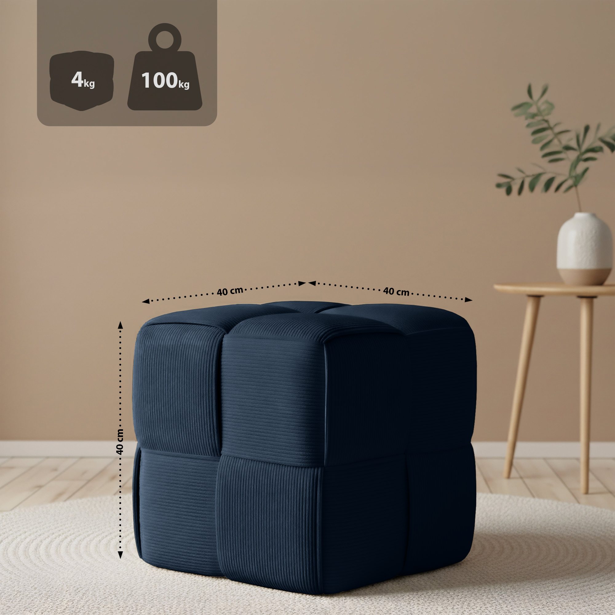 Sittepuff Cord Forinta