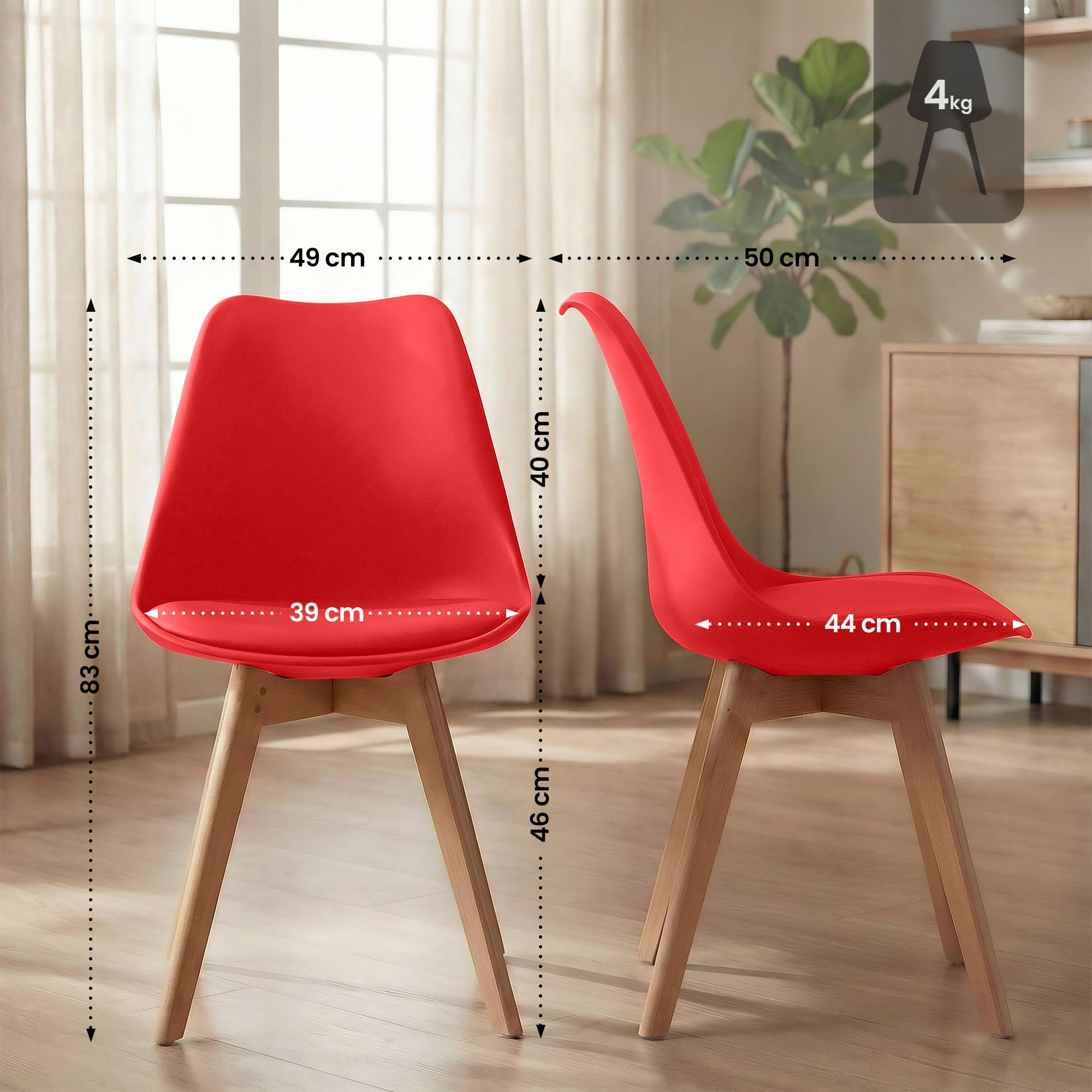 Spisestol Linares &ndash; komfortabel design for moderne hjem