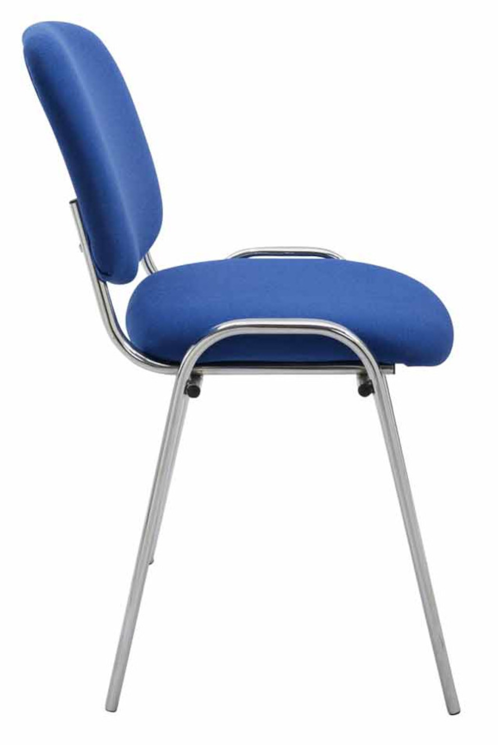 Sett med 4 stoler Ken Chrome stoff