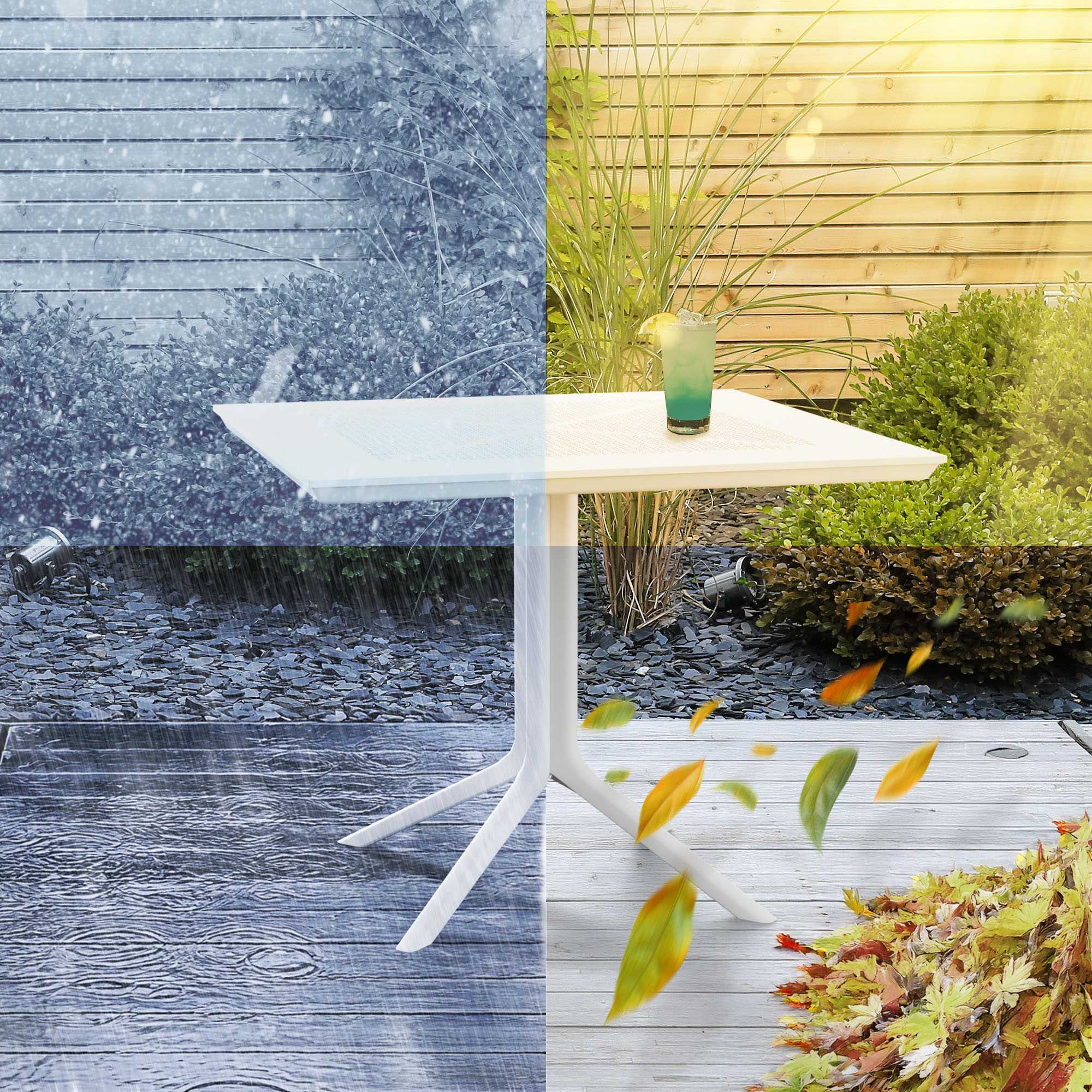 Hagebord Lenval 80 x 80 cm | Utendørsbord