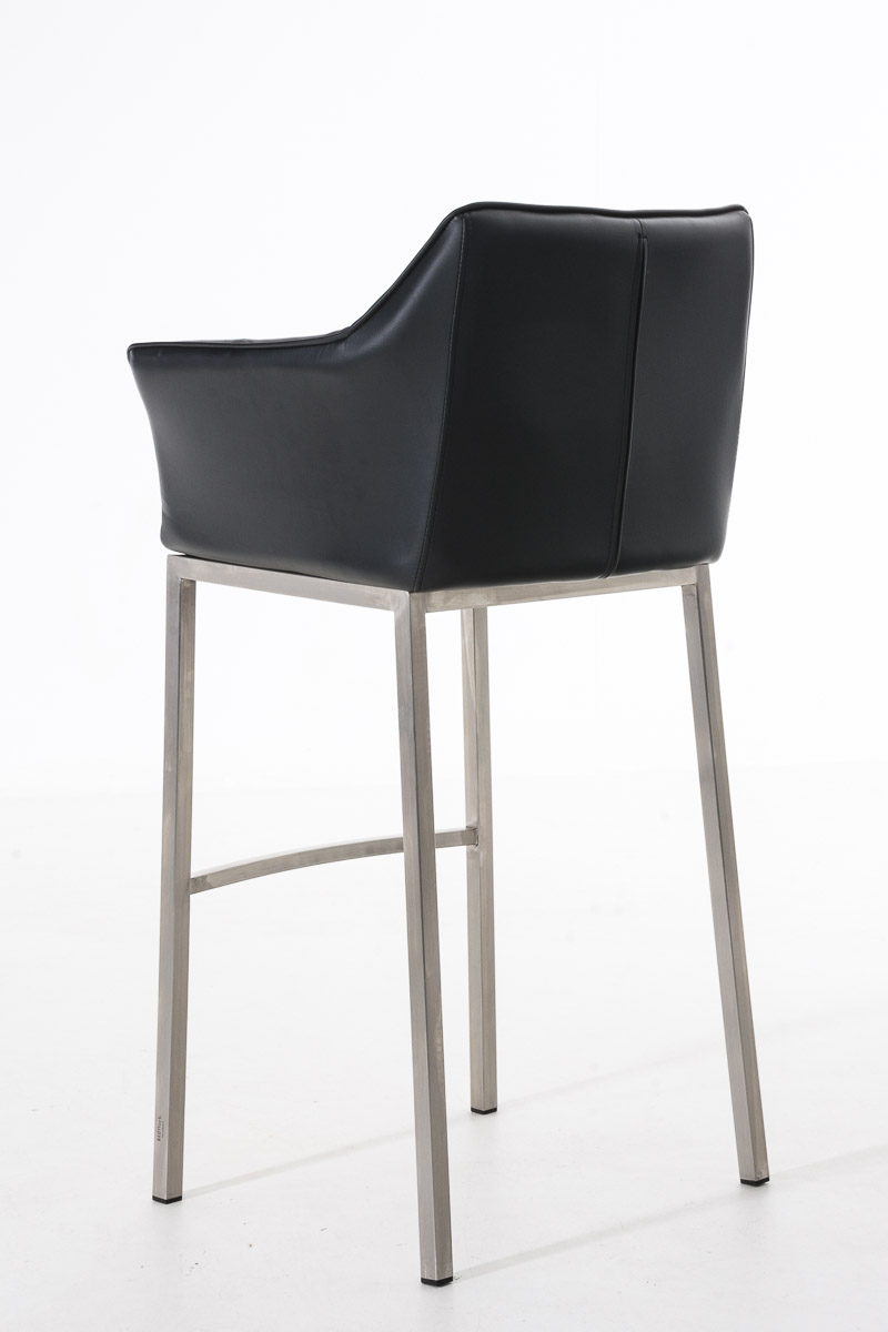 Barstol Damaso skinnlook med firbensramme