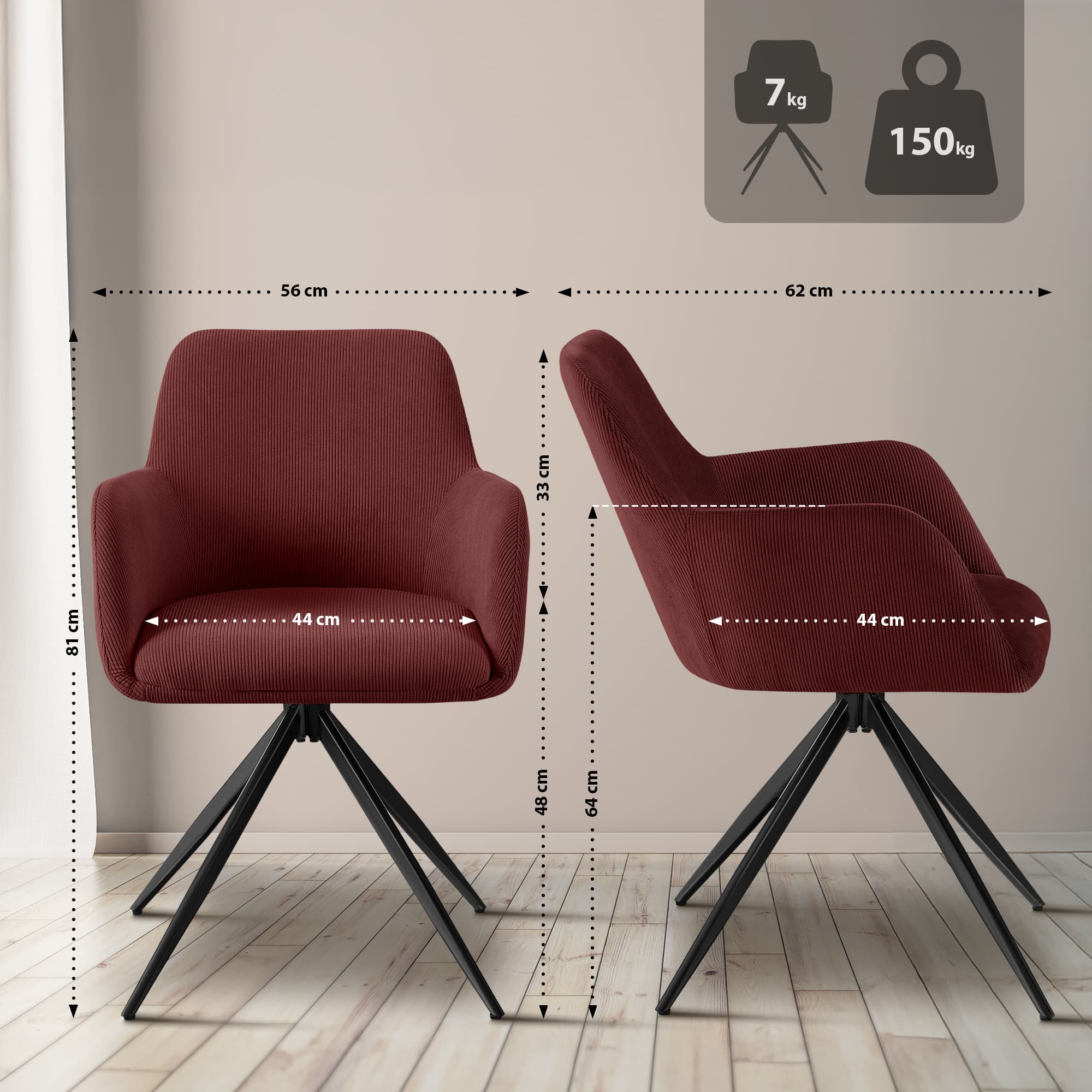 Olema Cord spisestol