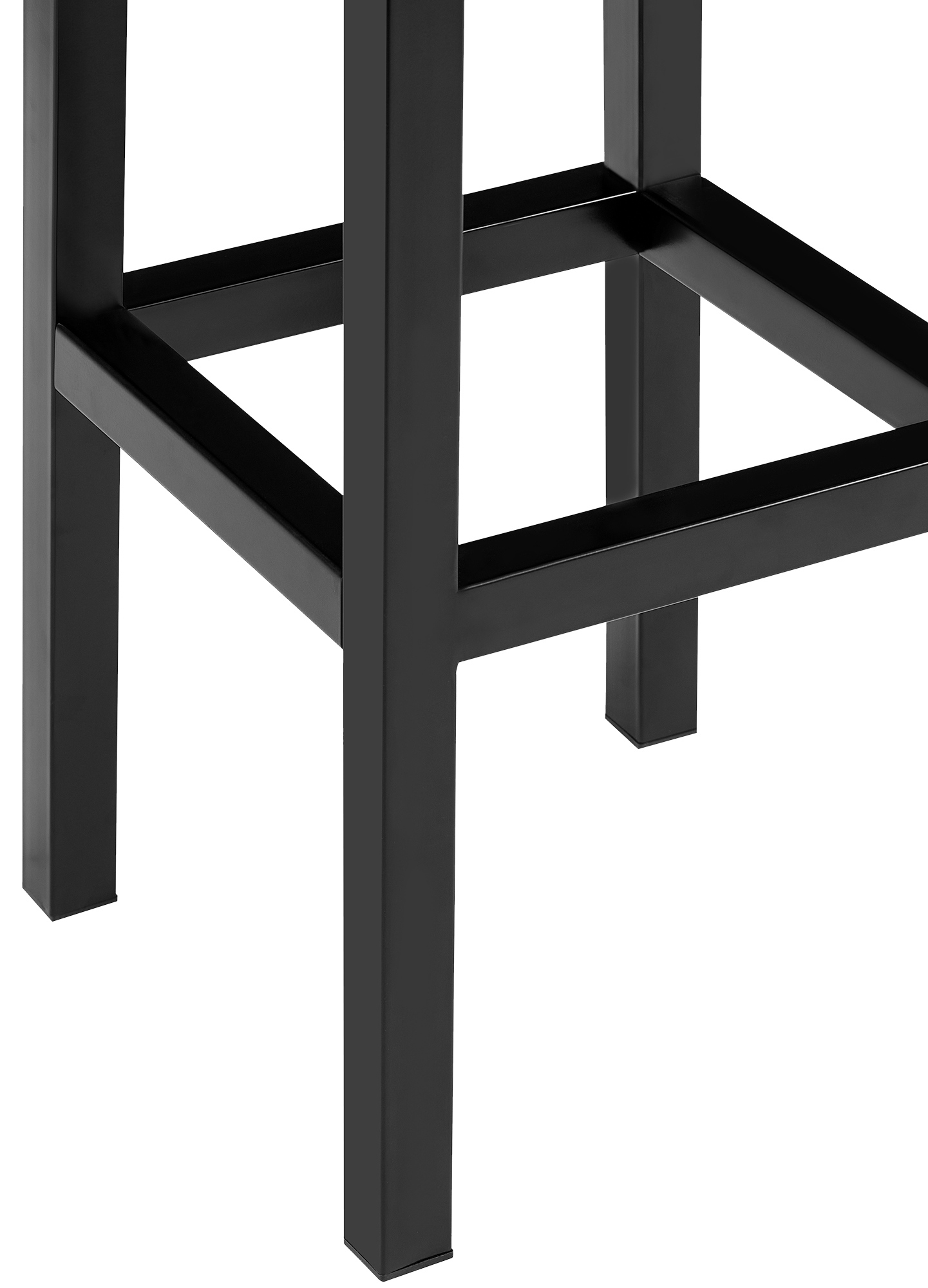 Barstol Taylor setehøyde 83 cm metallramme svart
