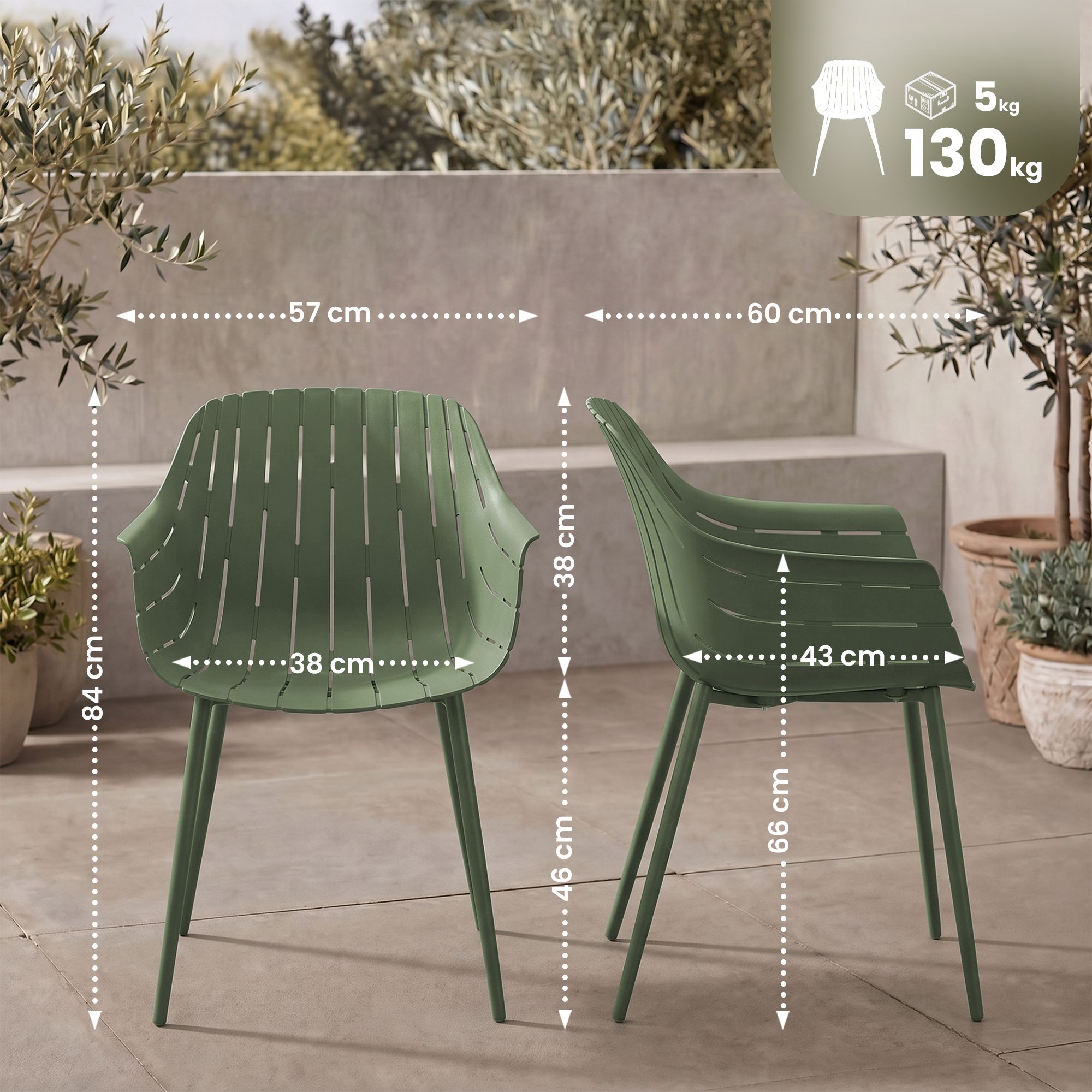 Hagestol Silva - Stilren og komfortabel hagemøbel til hage og terrasse