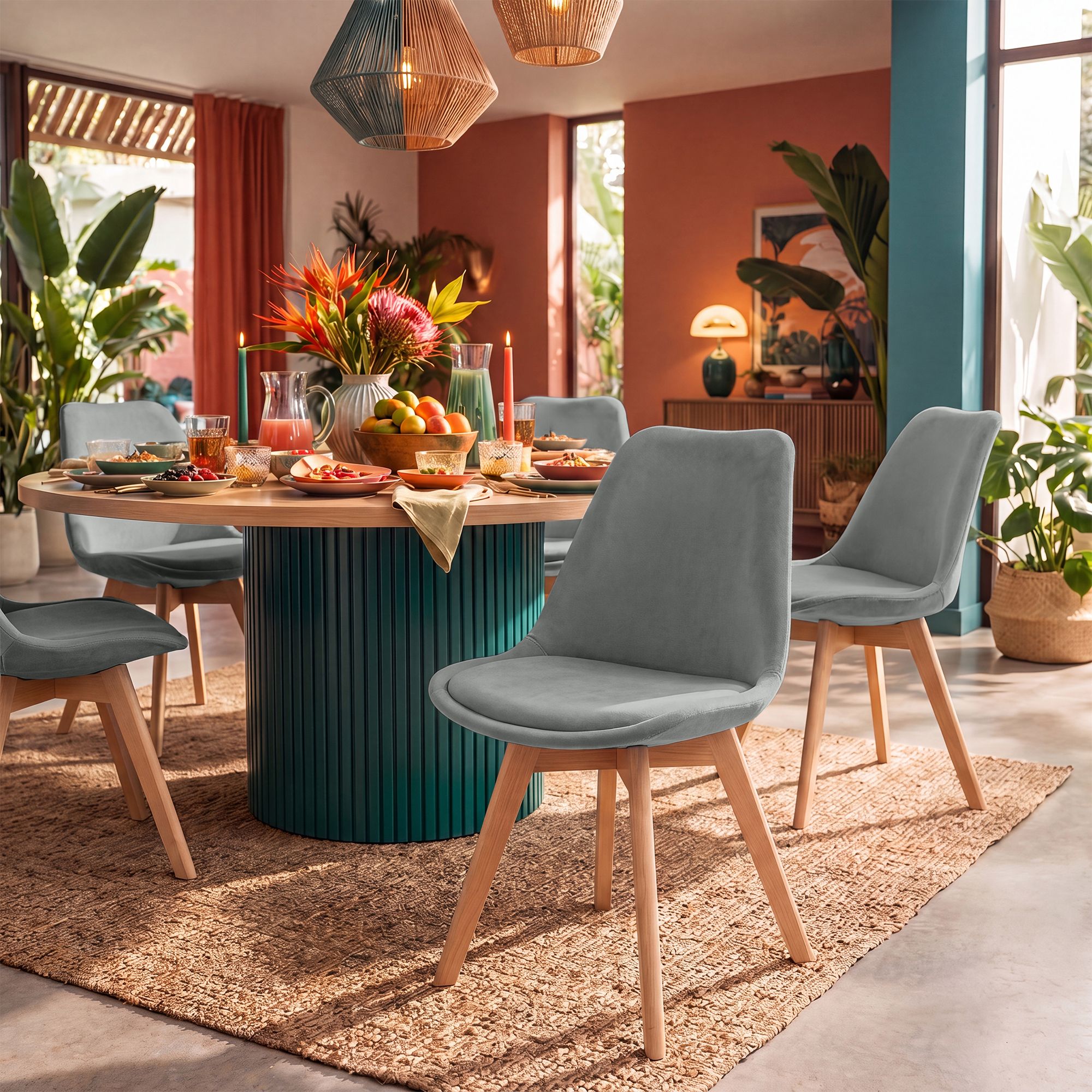 Spisestol Linares &ndash; komfortabel design for moderne hjem