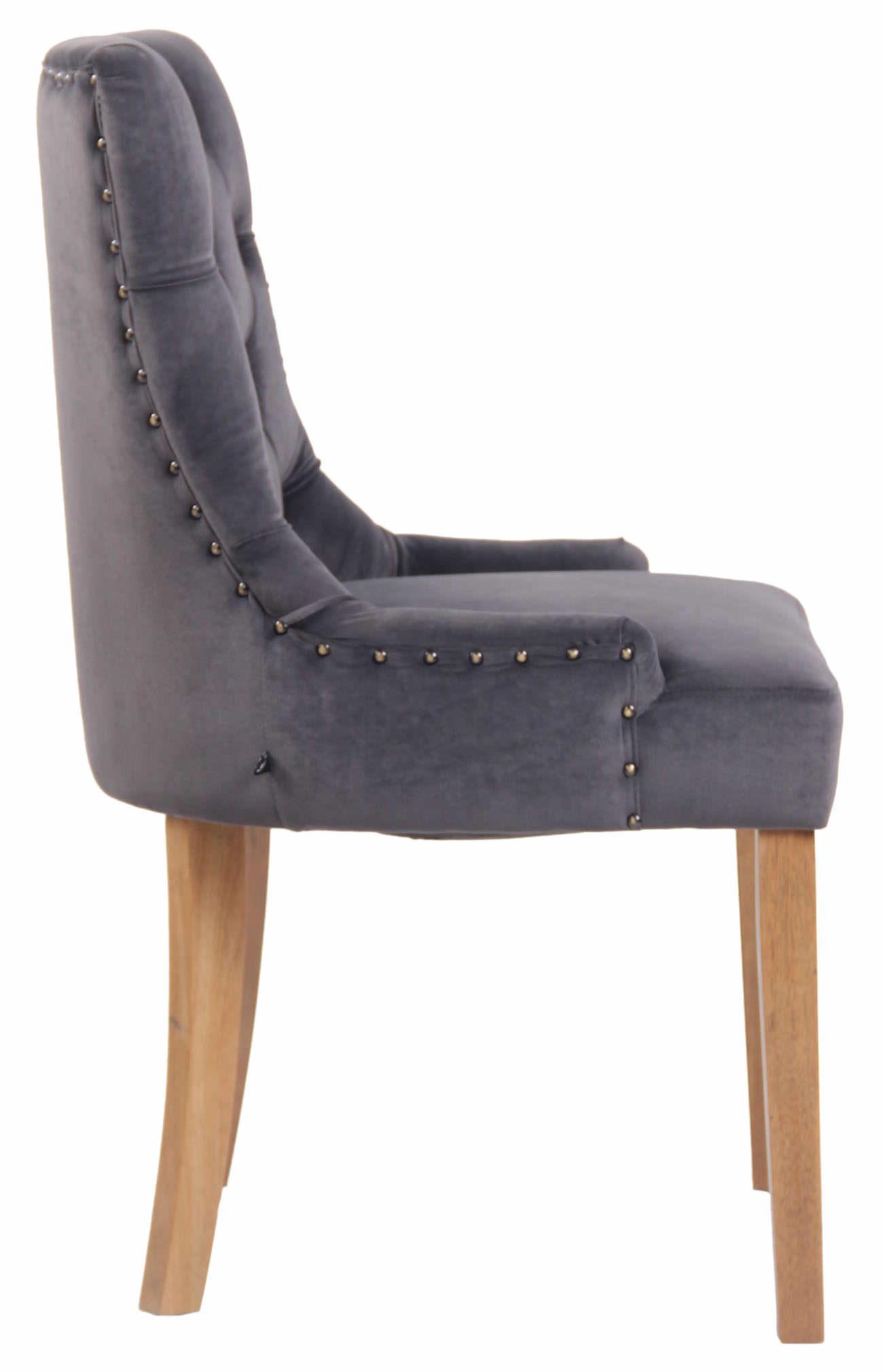 Sett med 4 spisestoler Aberdeen Velvet