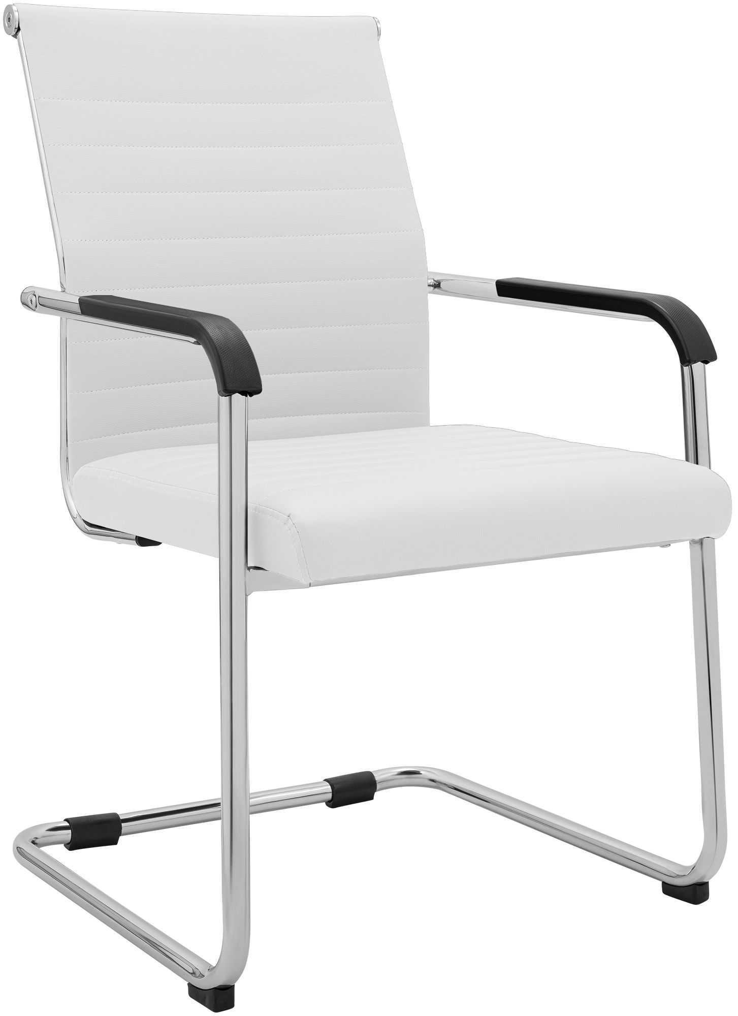 Freischwinger Hakon i skinnlook &ndash; moderne stol med komfort og stil til spiseplassen din