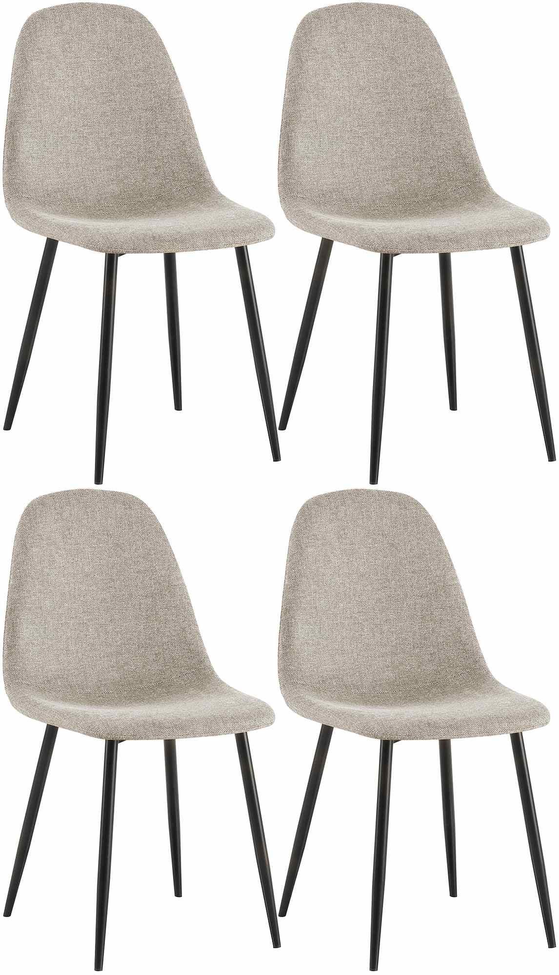 Sett med 4 spisestoler Napier