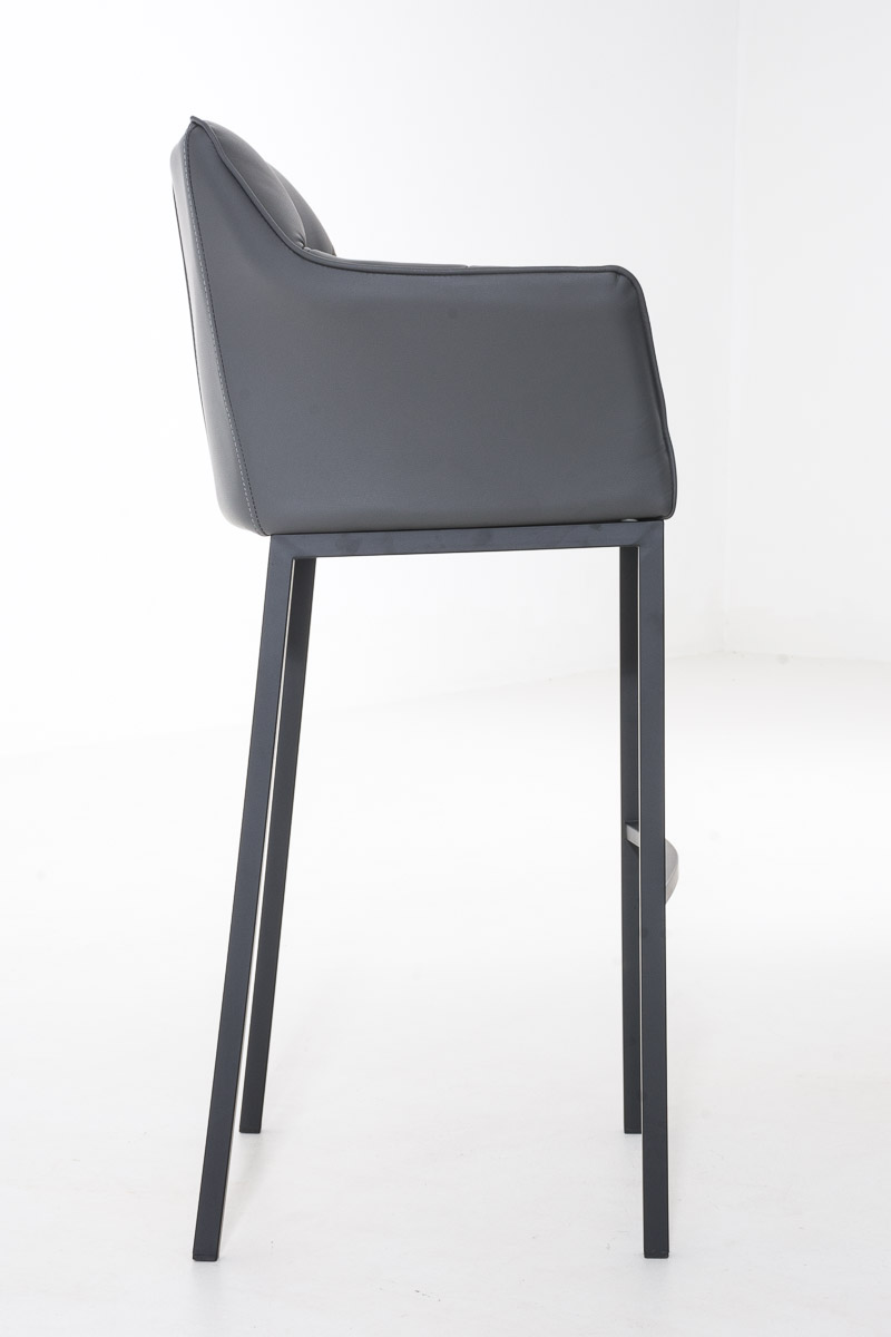 Barstol Damaso skinnlook med firbensramme