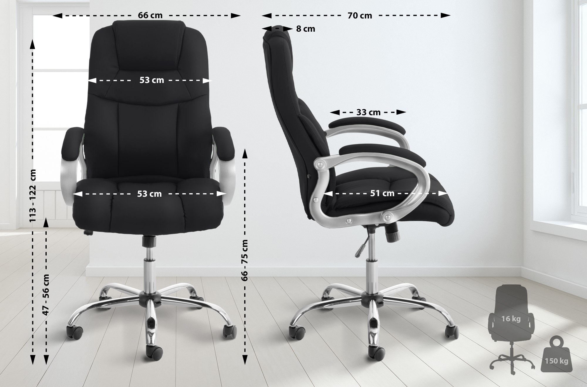 Kontorstol XL Apoll