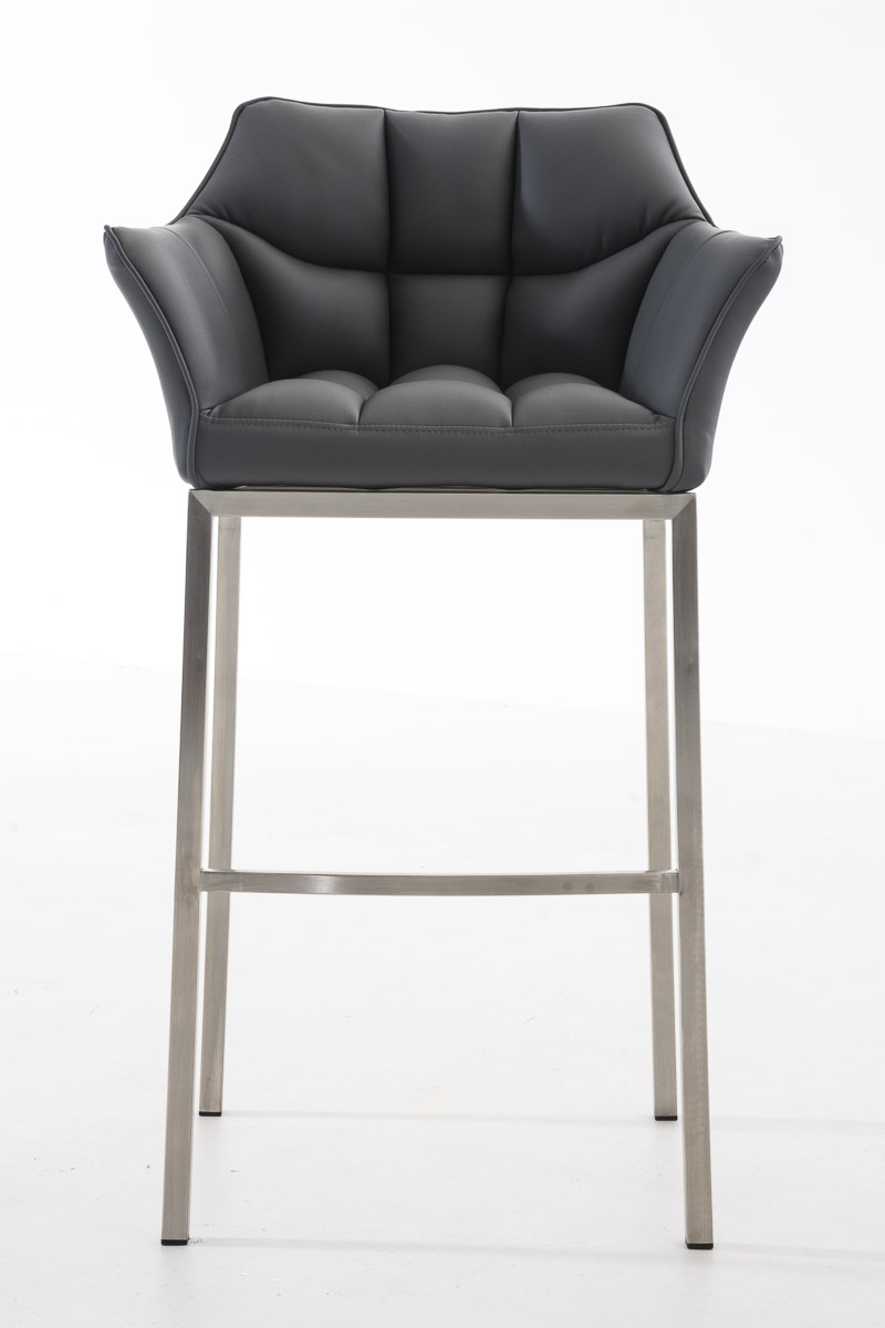 Barstol Damaso skinnlook med firbensramme