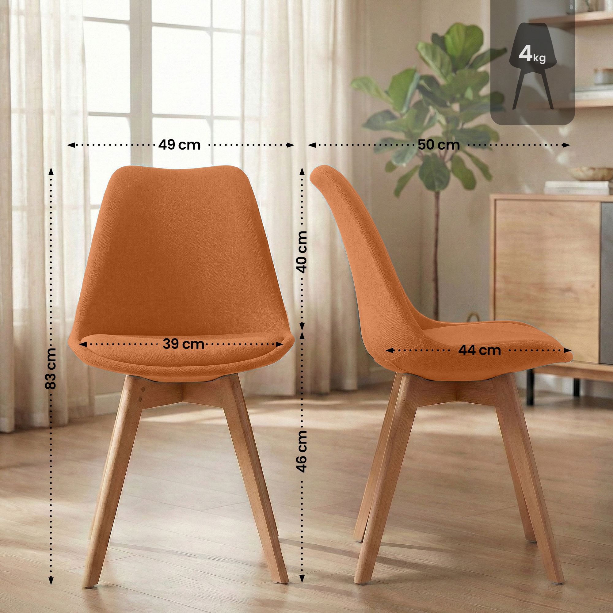 Spisestol Linares &ndash; komfortabel design for moderne hjem