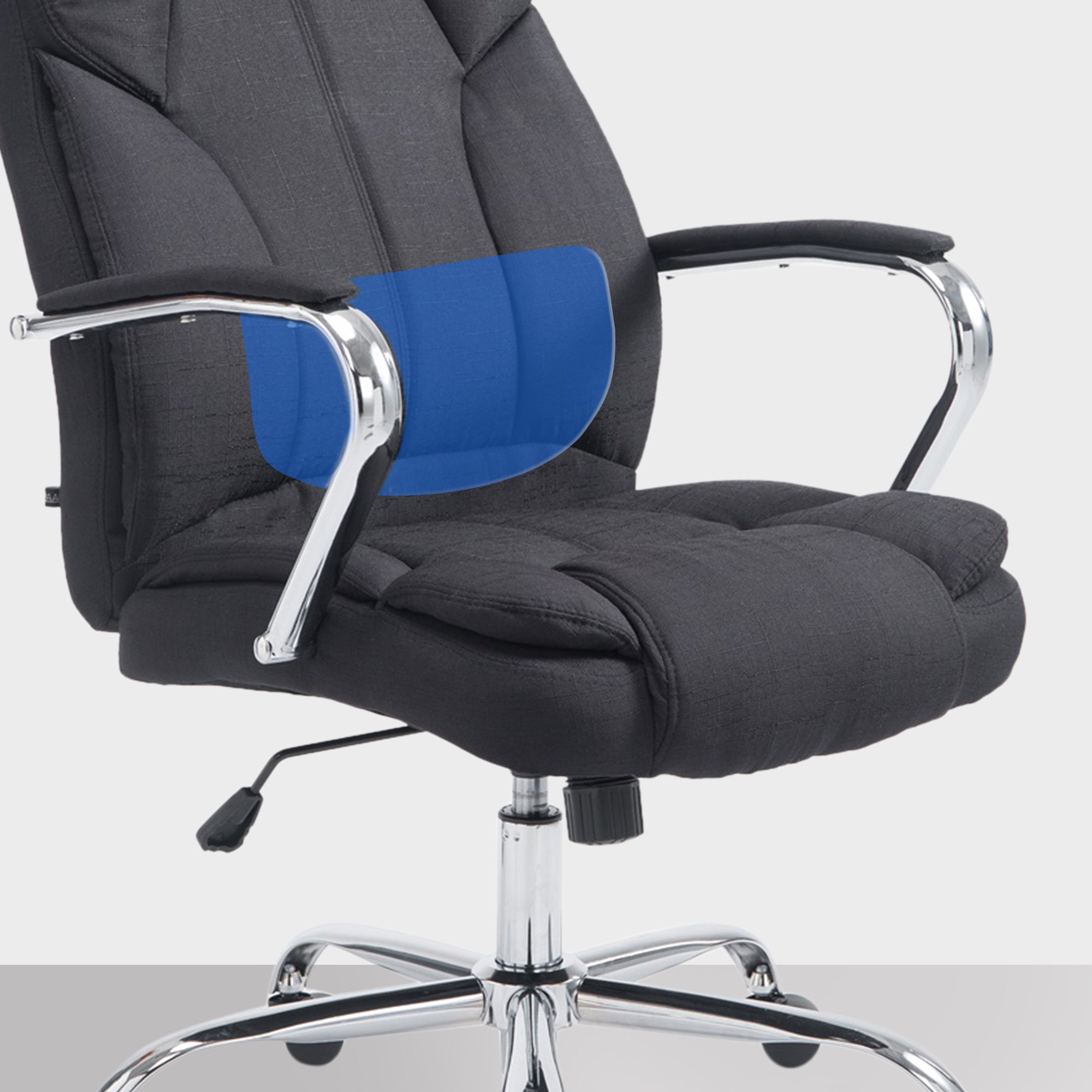 Kontorstol XXL Xanthos stoff, 210 kg
