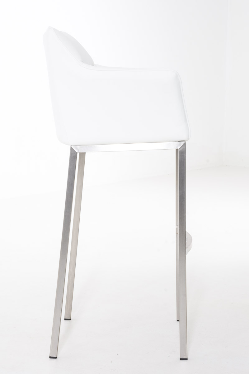 Barstol Damaso skinnlook med firbensramme