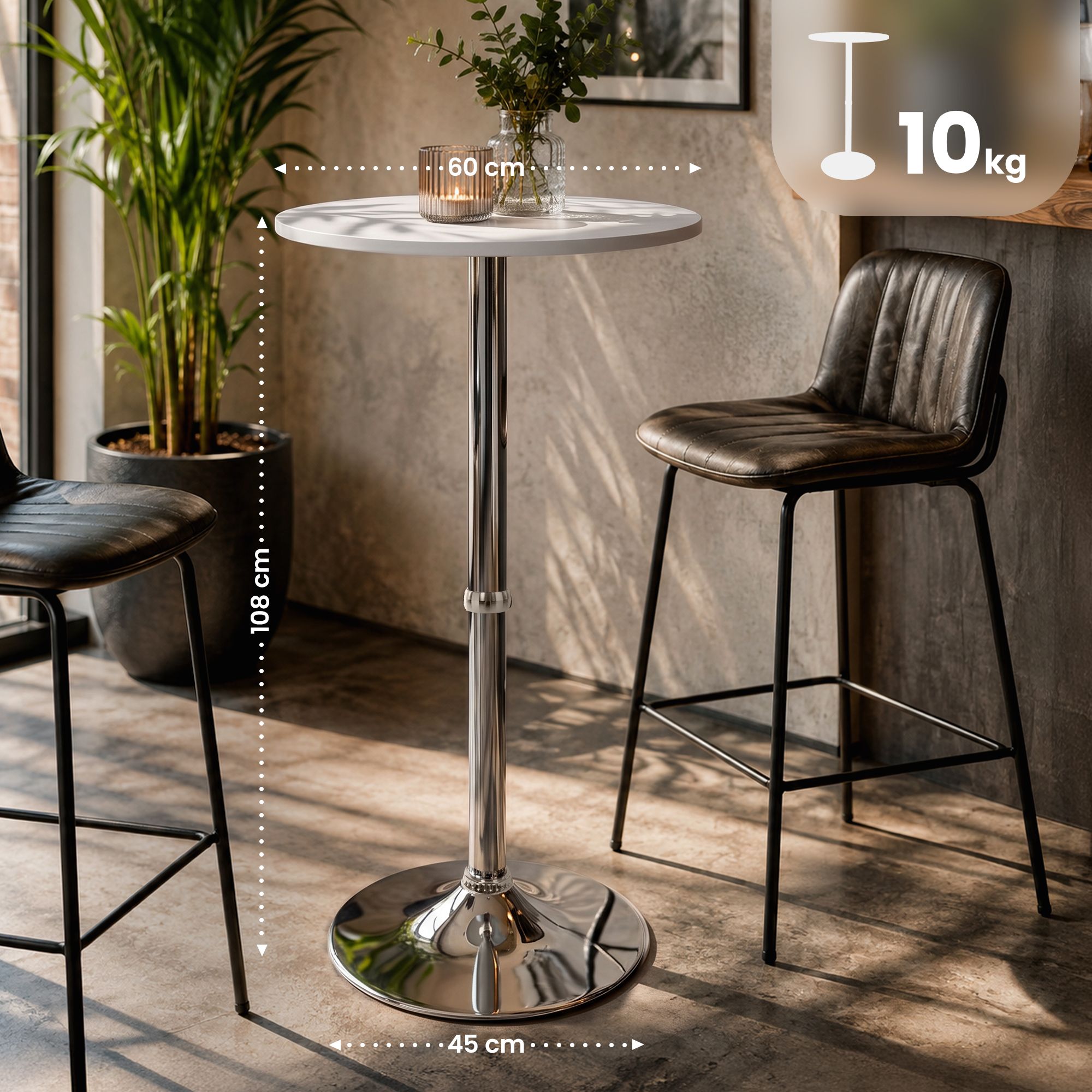 Ståbord rundt Ø 60 cm