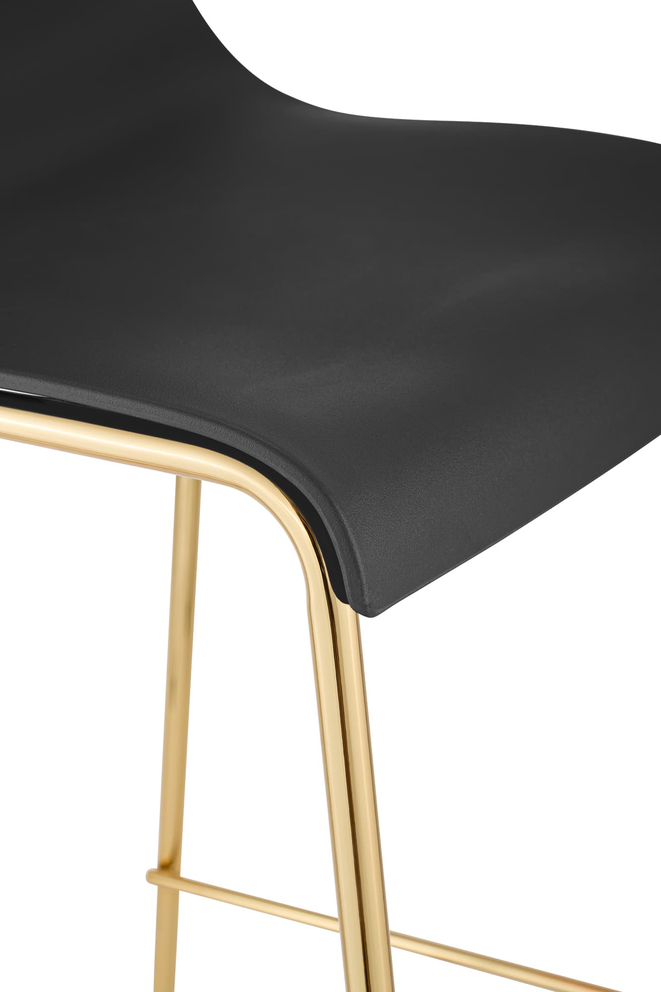 Barstol Hover Plast Gullfarget Ramme