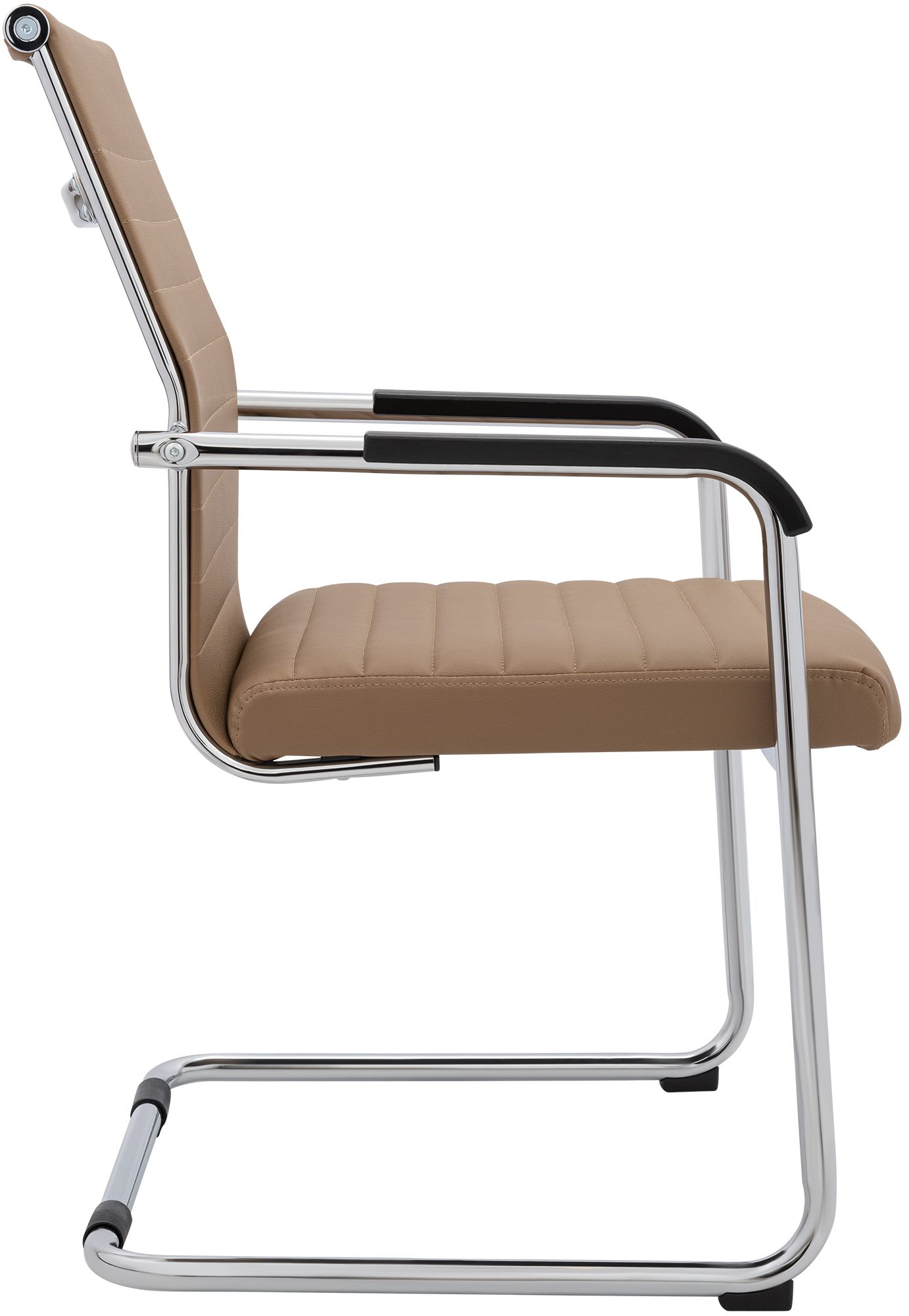 Freischwinger Hakon i skinnlook &ndash; moderne stol med komfort og stil til spiseplassen din