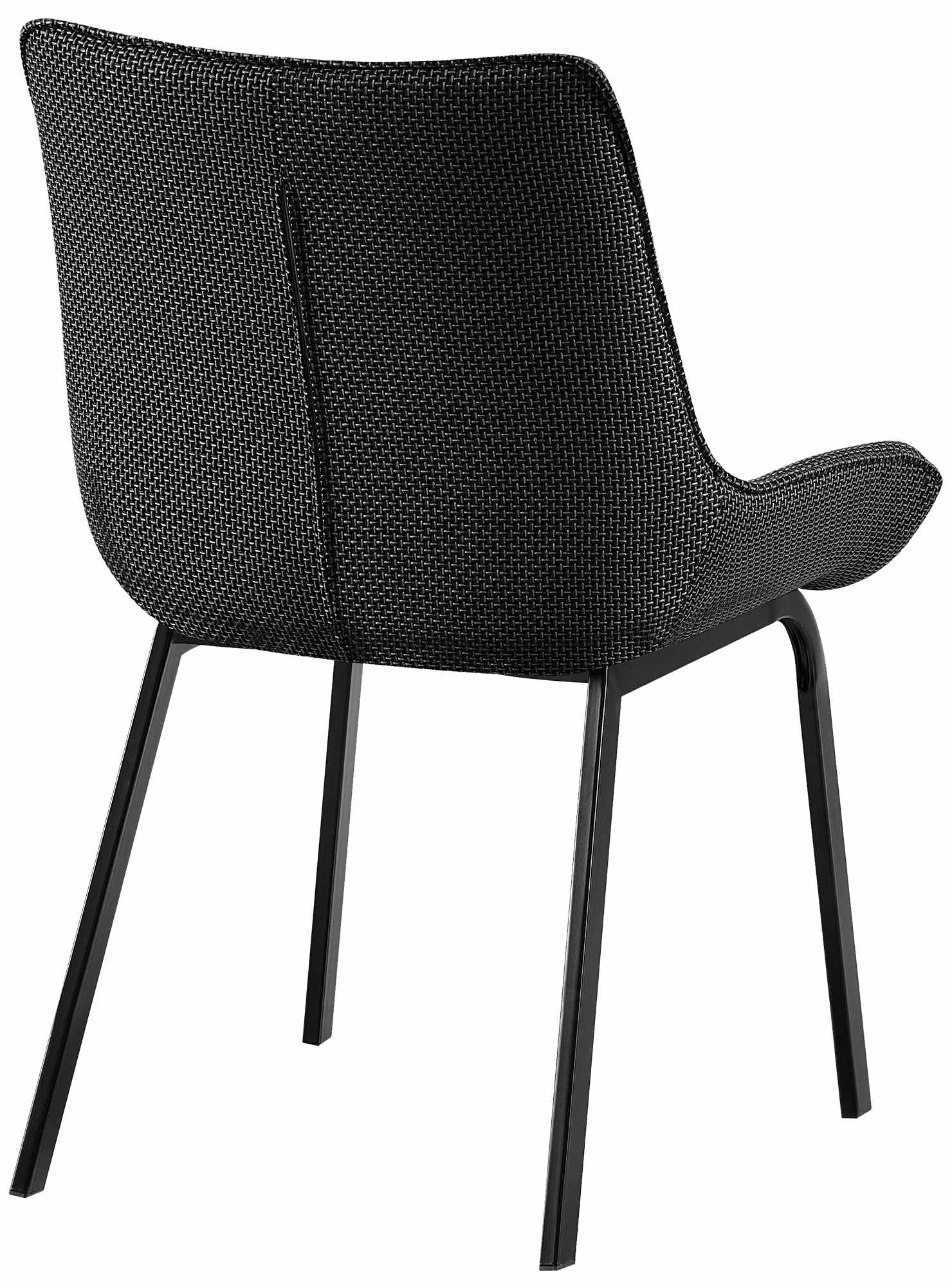 Sett med 4 spisestol Saranda stoff