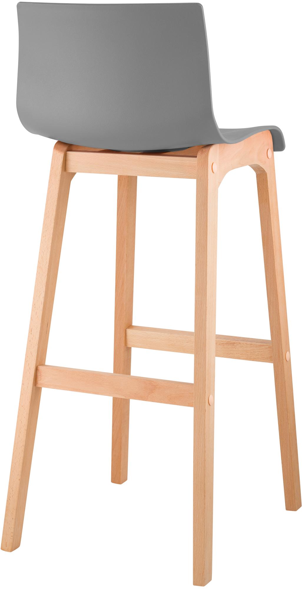 Barstol Hover Plastikk Naturfarget Ramme