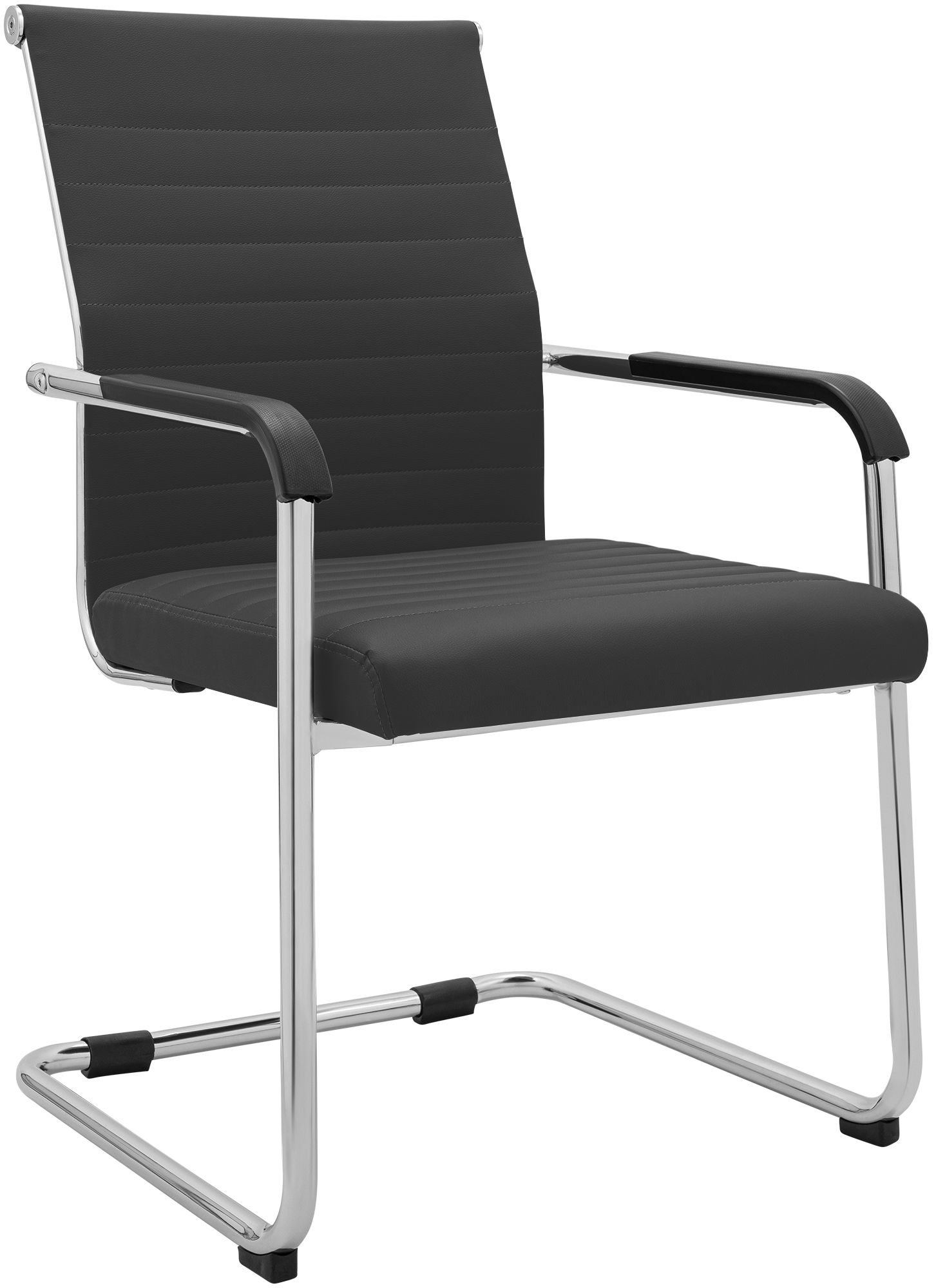 Freischwinger Hakon i skinnlook &ndash; moderne stol med komfort og stil til spiseplassen din