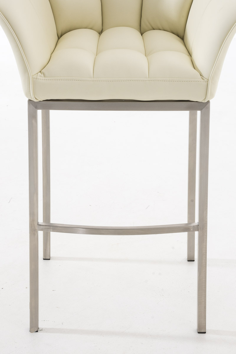 Barstol Damaso skinnlook med firbensramme