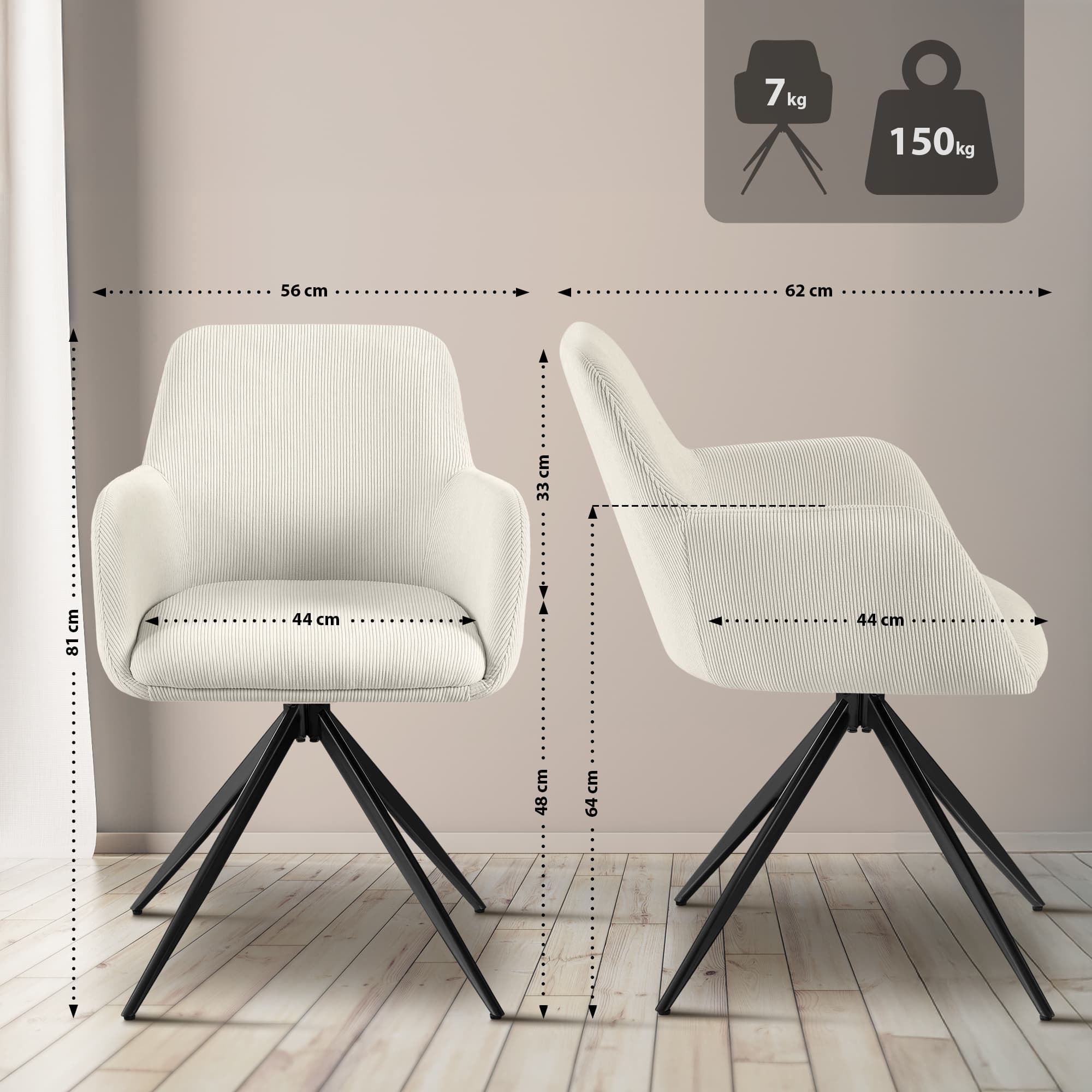 Olema Cord spisestol