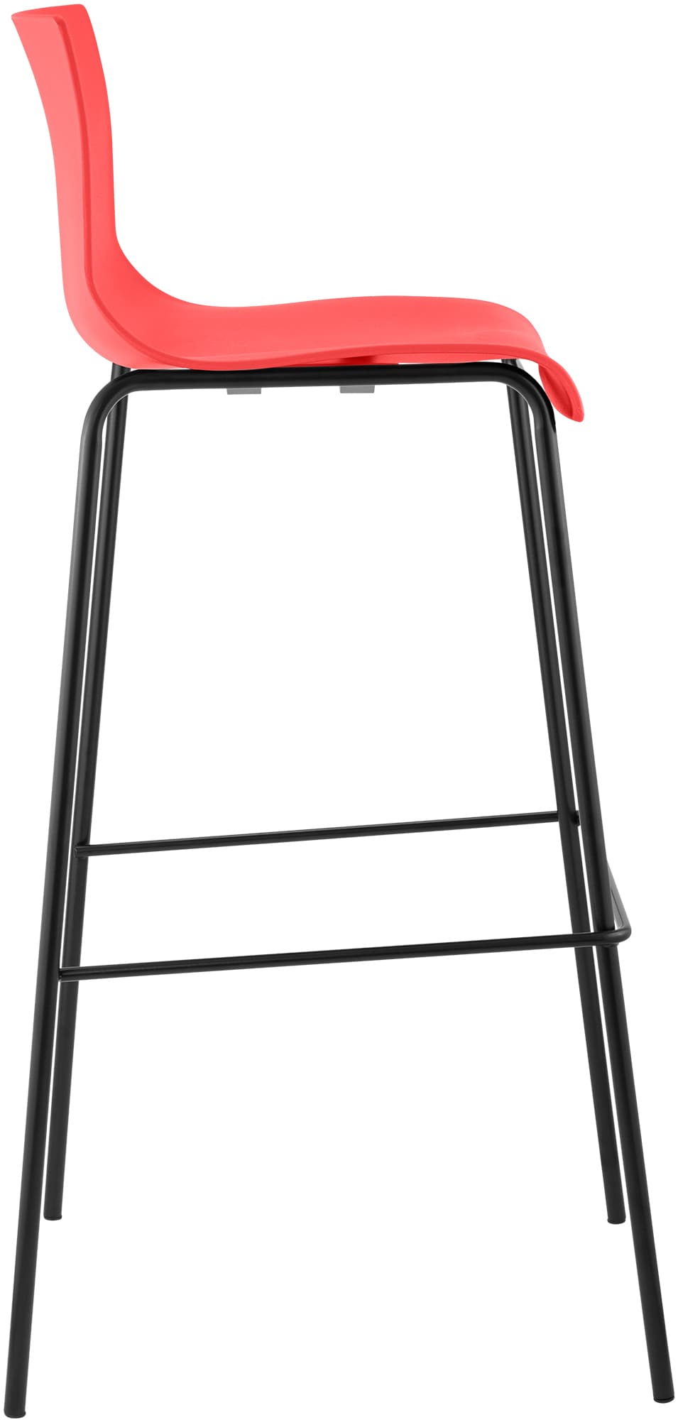 2-pk barstoler Hover i plast, 4-bens understell