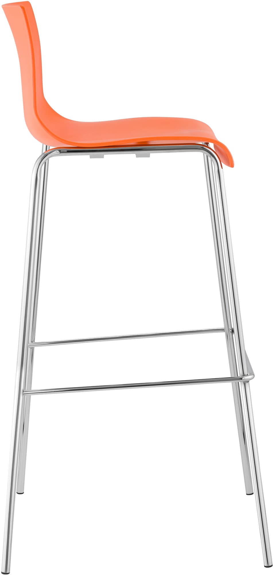 2-pk barstoler Hover i plast, 4-bens understell