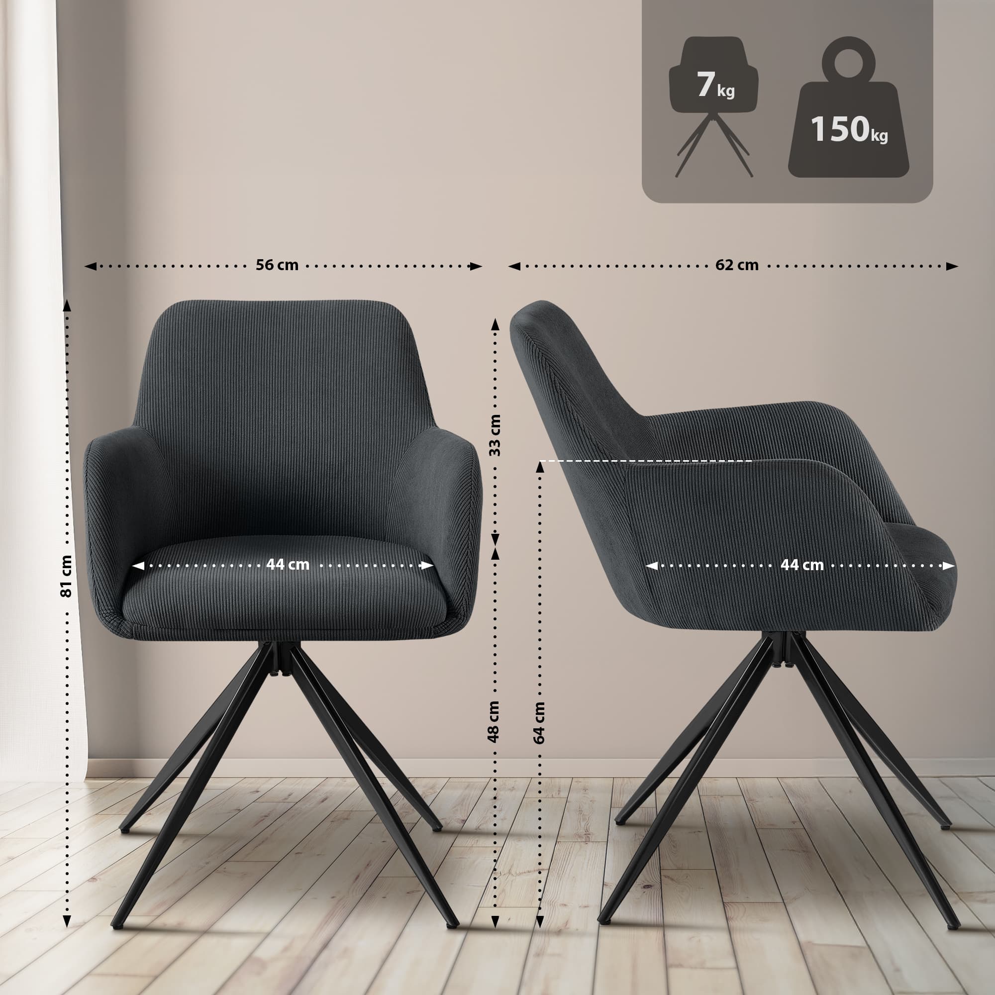 Olema Cord spisestol