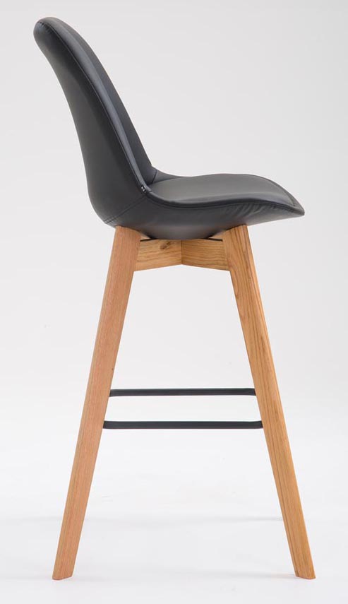 Sett med 2 barstoler Metz i kunstskinn