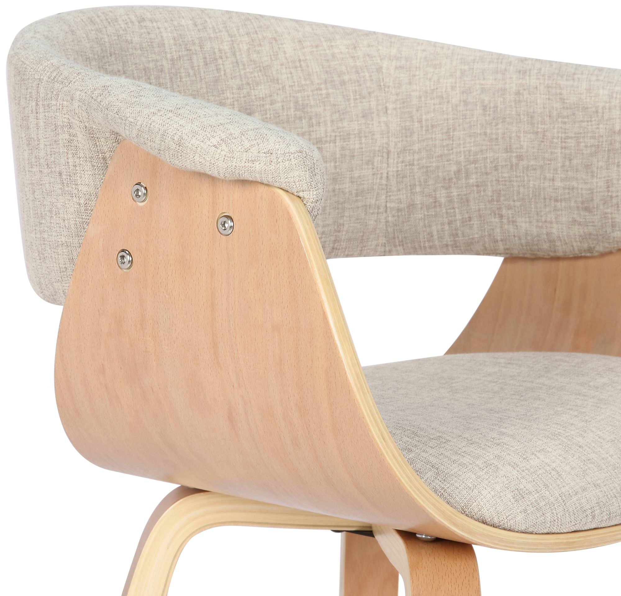 2 stk. spisestuestoler Bruce stoff
