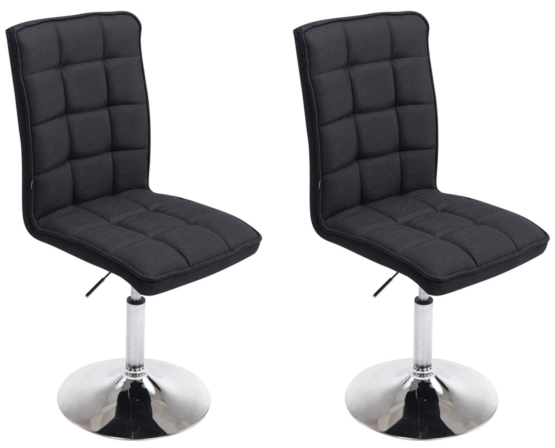 Sett med 2 design spisestoler Peking V2 stoff