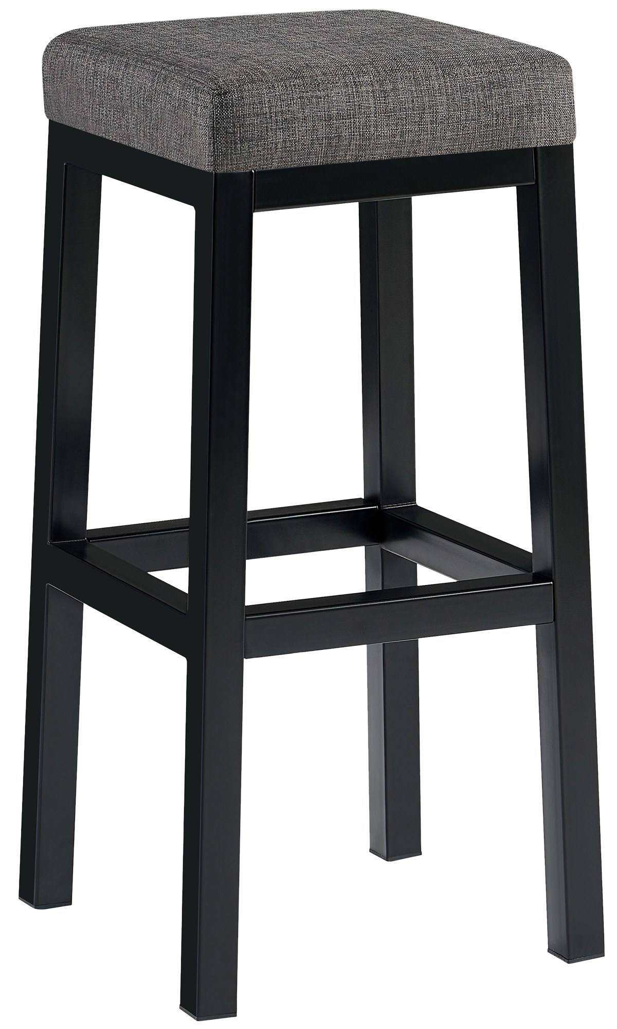 Barstol Taylor setehøyde 83 cm metallramme svart